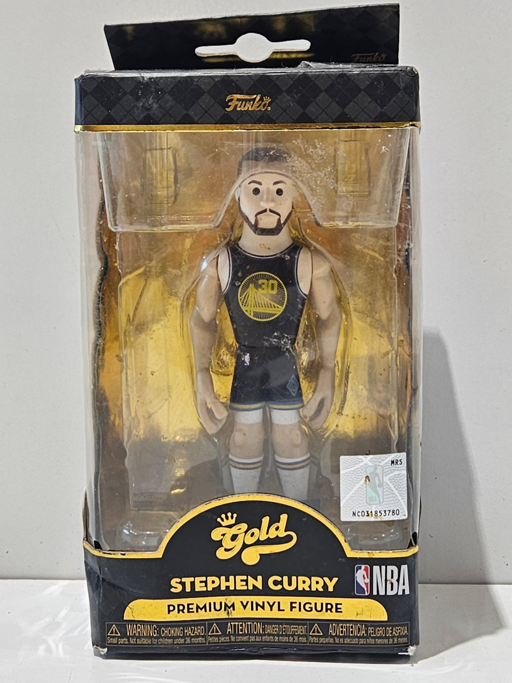 Funko Gold Stephen Curry #30 Golden State Warriors NBA Premium Vinyl Figure