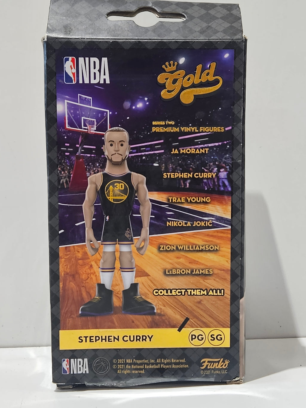 Funko Gold Stephen Curry #30 Golden State Warriors NBA Premium Vinyl Figure