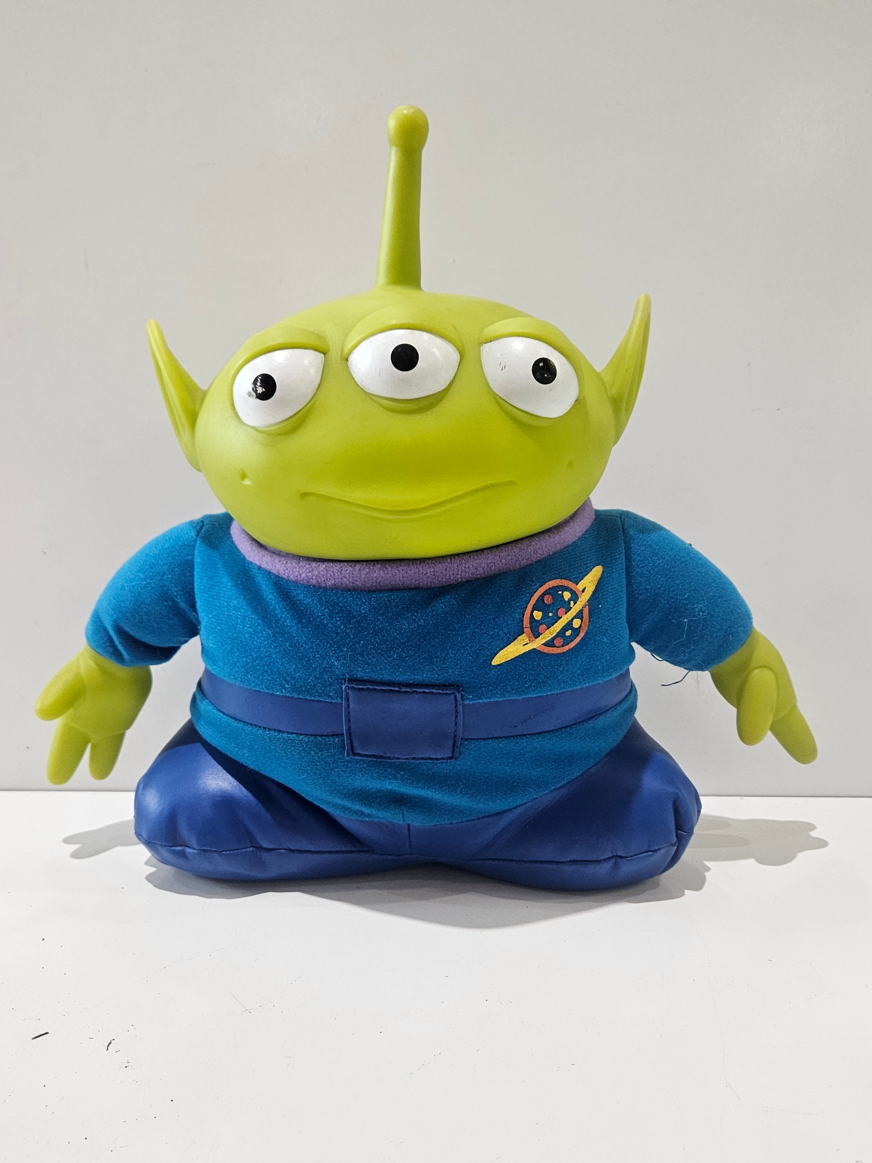 Vintage 1995 Disney Pixar Toy Story Alien Thinkway Toys 11" Talking Plush Figure
