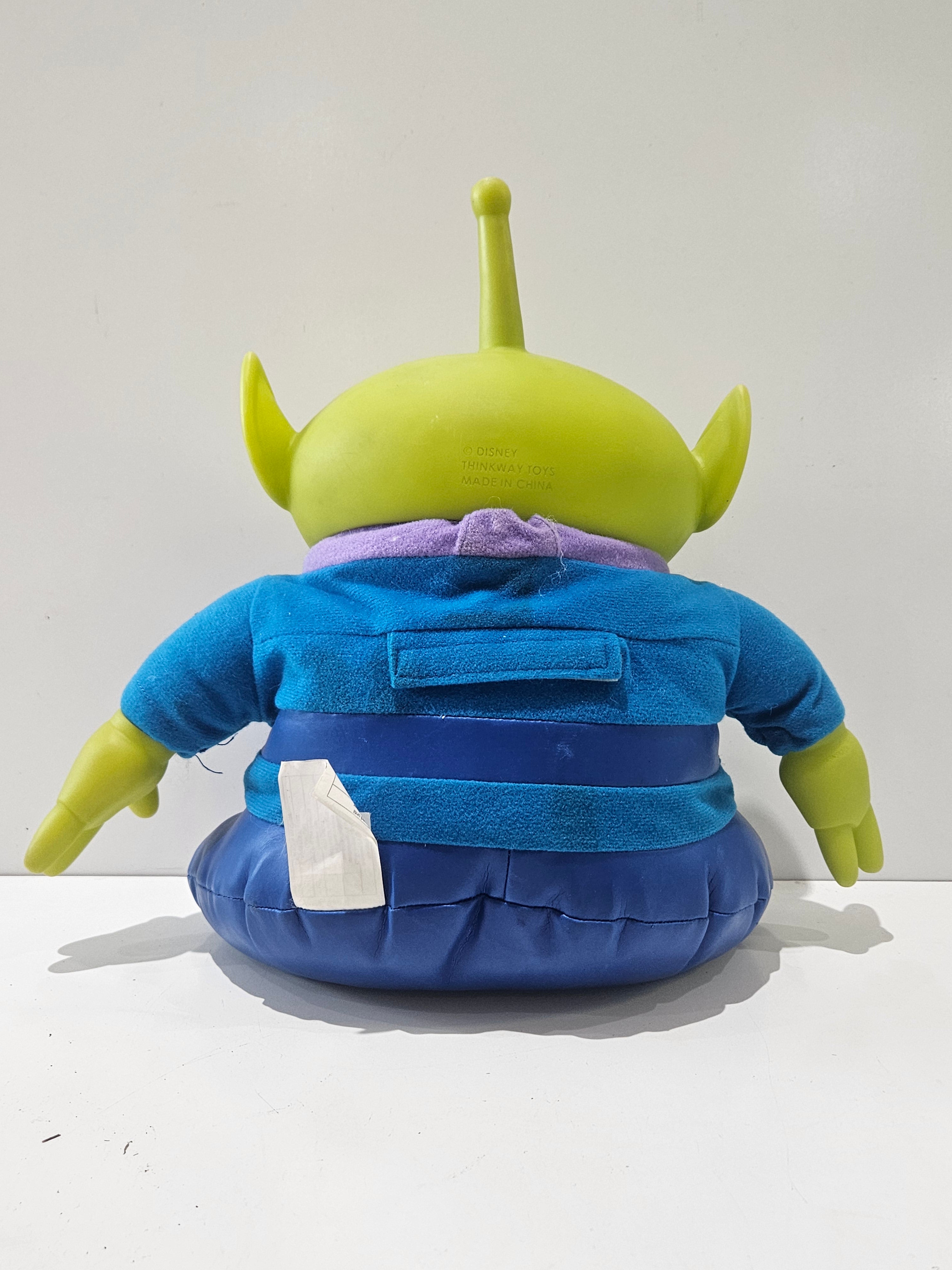 Vintage 1995 Disney Pixar Toy Story Alien Thinkway Toys 11" Talking Plush Figure