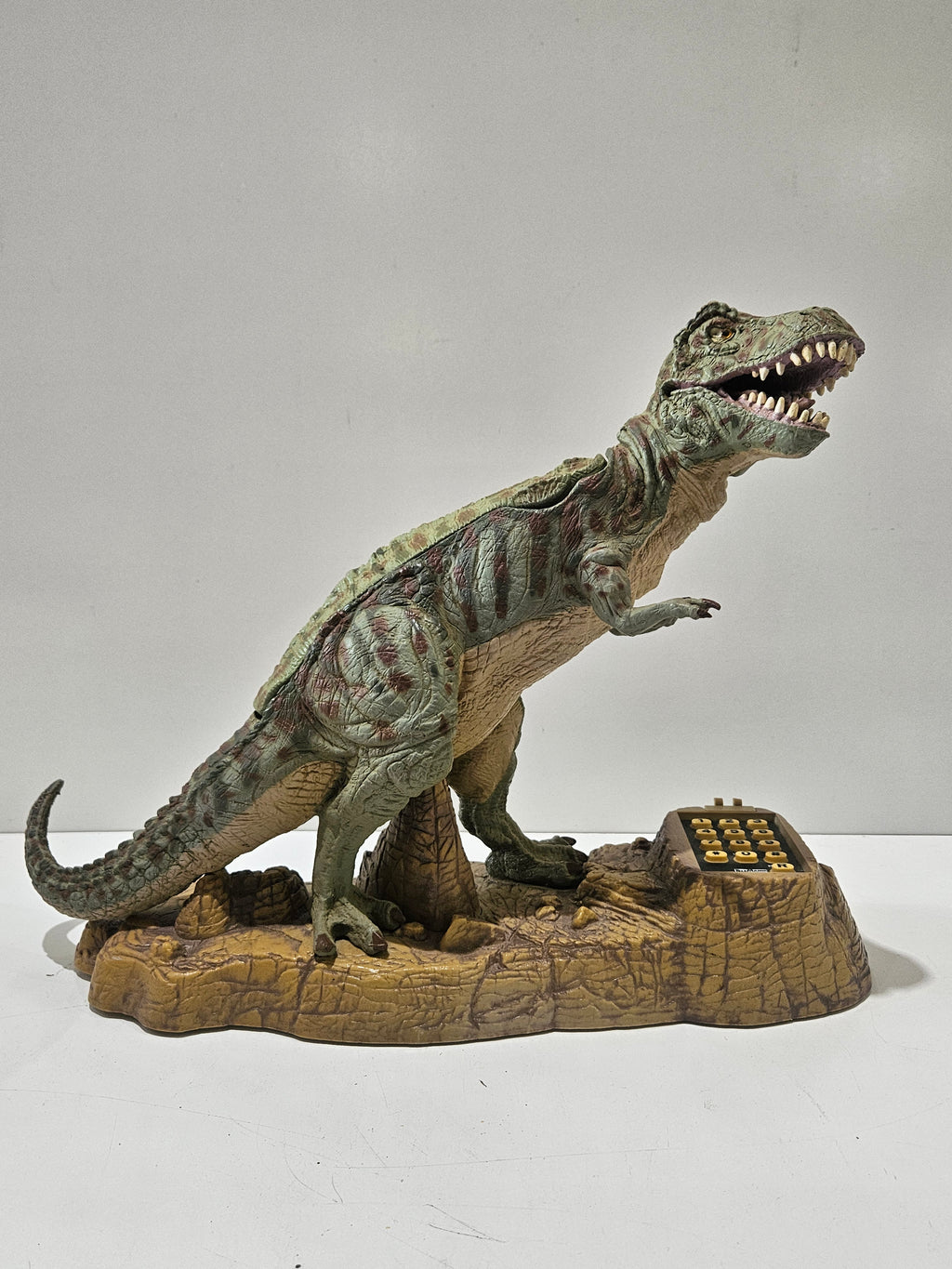 Vintage T-Rex Dinosaur Novelty Push Button Desk Telephone TeleMania Landline