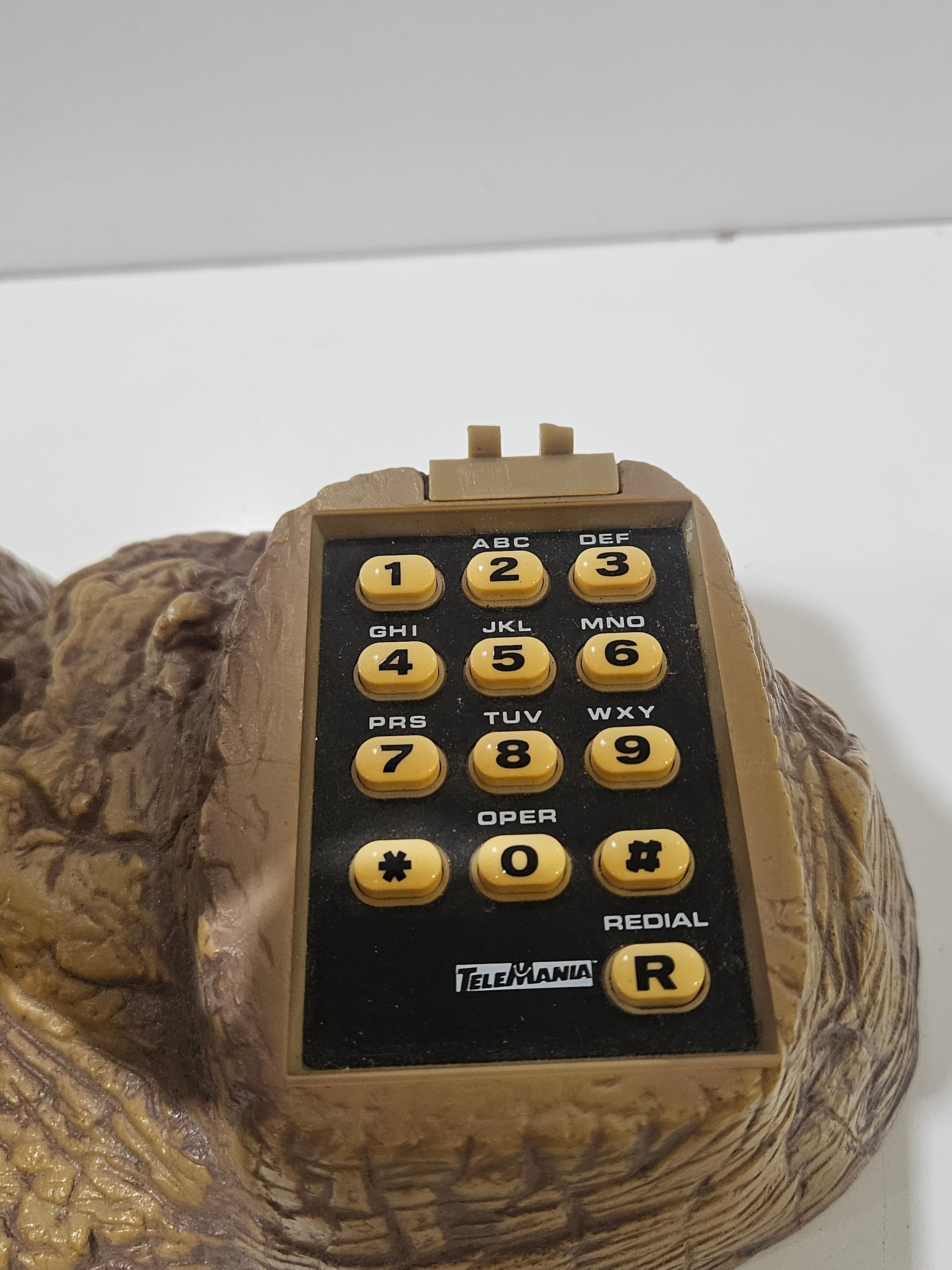 Vintage T-Rex Dinosaur Novelty Push Button Desk Telephone TeleMania Landline