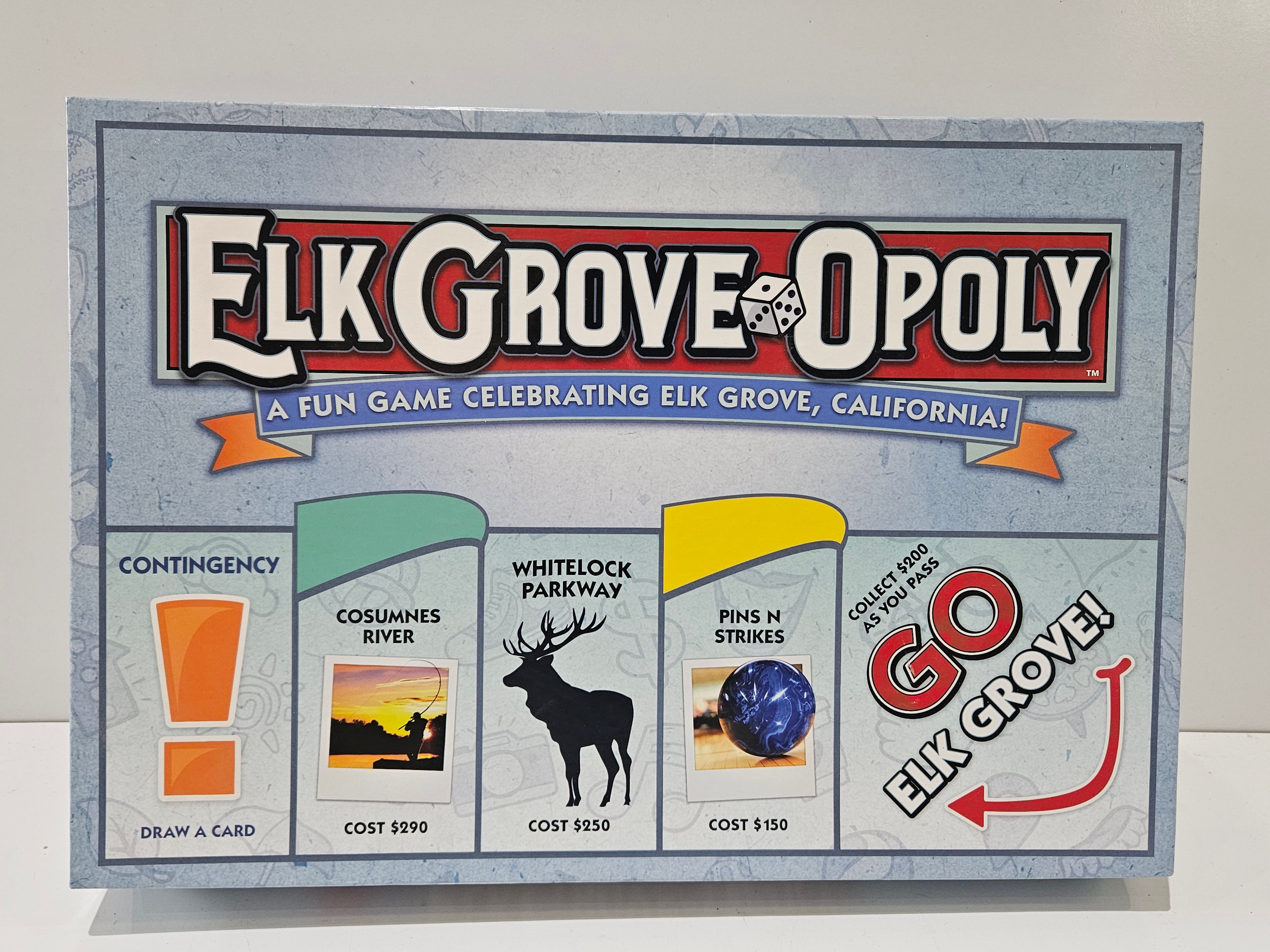 Elk Grove-Opoly Elk Grove California Edition Board Game Late For The Sky USA