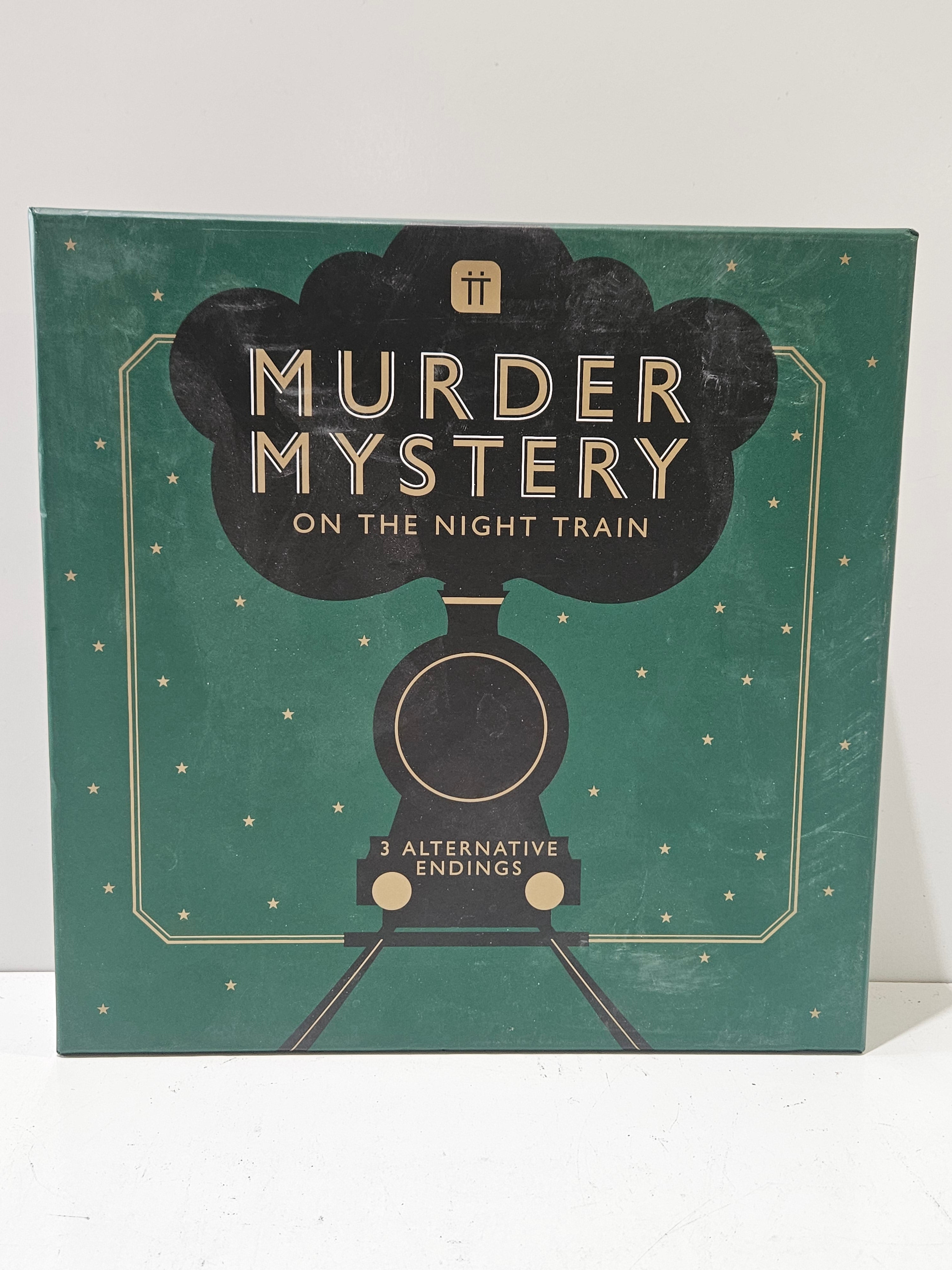 Talking Tables Murder Mystery On The Night Train Party Game 3 Endings Ages 16+