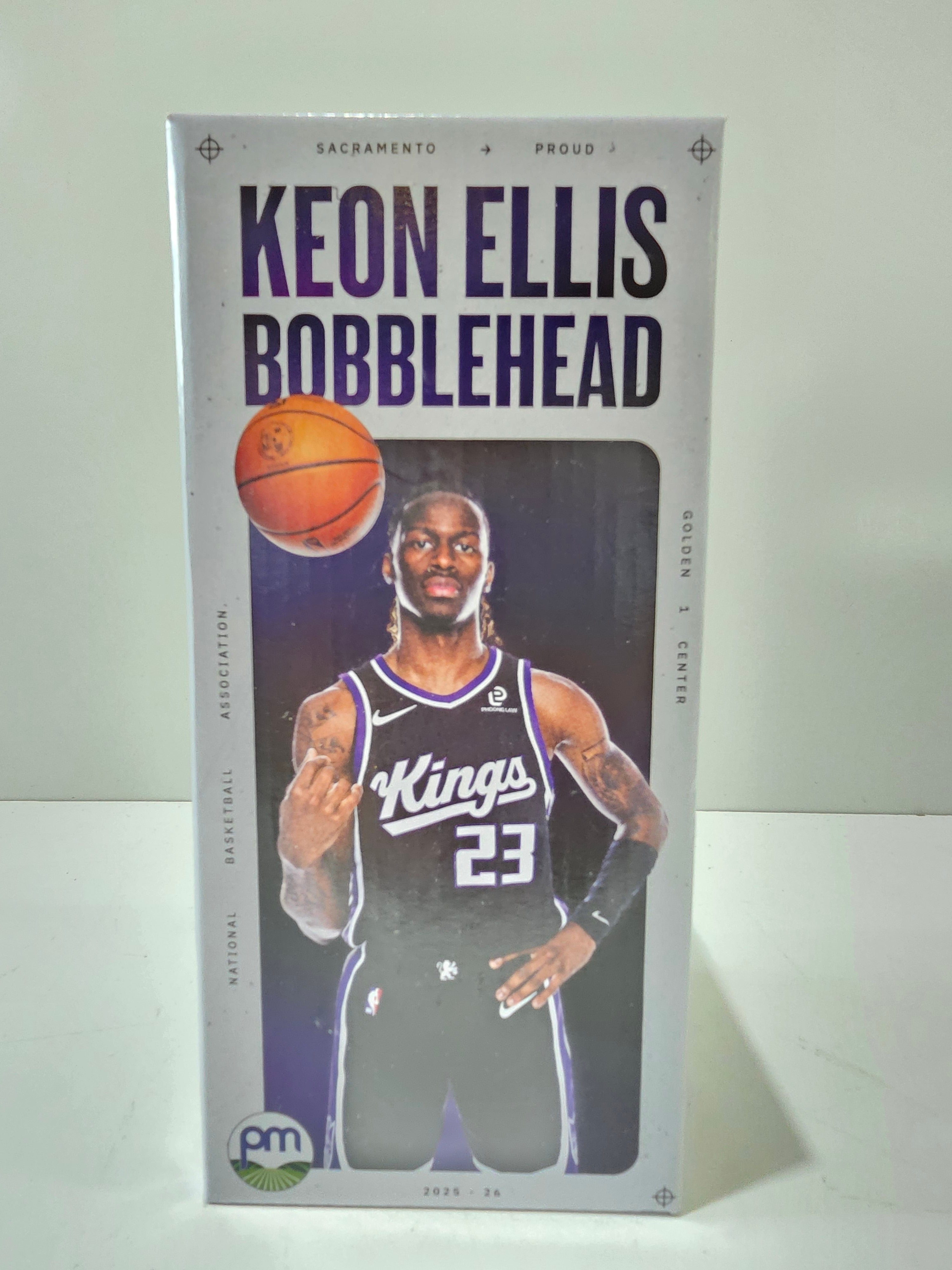 Keon Ellis Sacramento Kings 2025-26 Bobblehead NBA Basketball Collectible Figure
