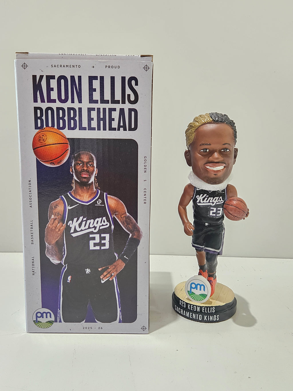 Keon Ellis Sacramento Kings 2025-26 Bobblehead NBA Basketball Collectible Figure