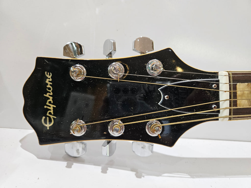 Vintage Epiphone FT-130 Caballero Acoustic Guitar Japan Natural Finish With Case