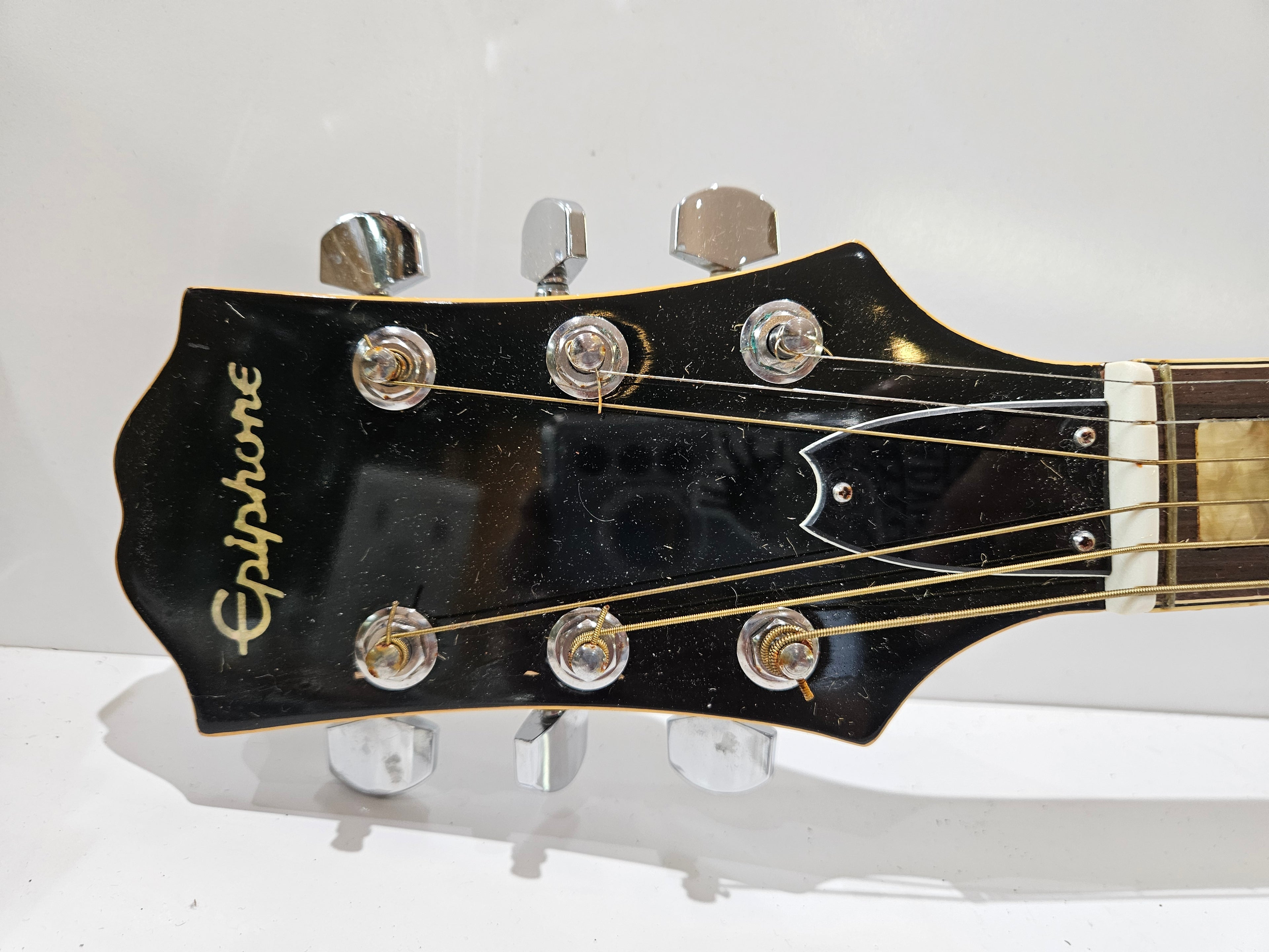 Vintage Epiphone FT-130 Caballero Acoustic Guitar Japan Natural Finish With Case