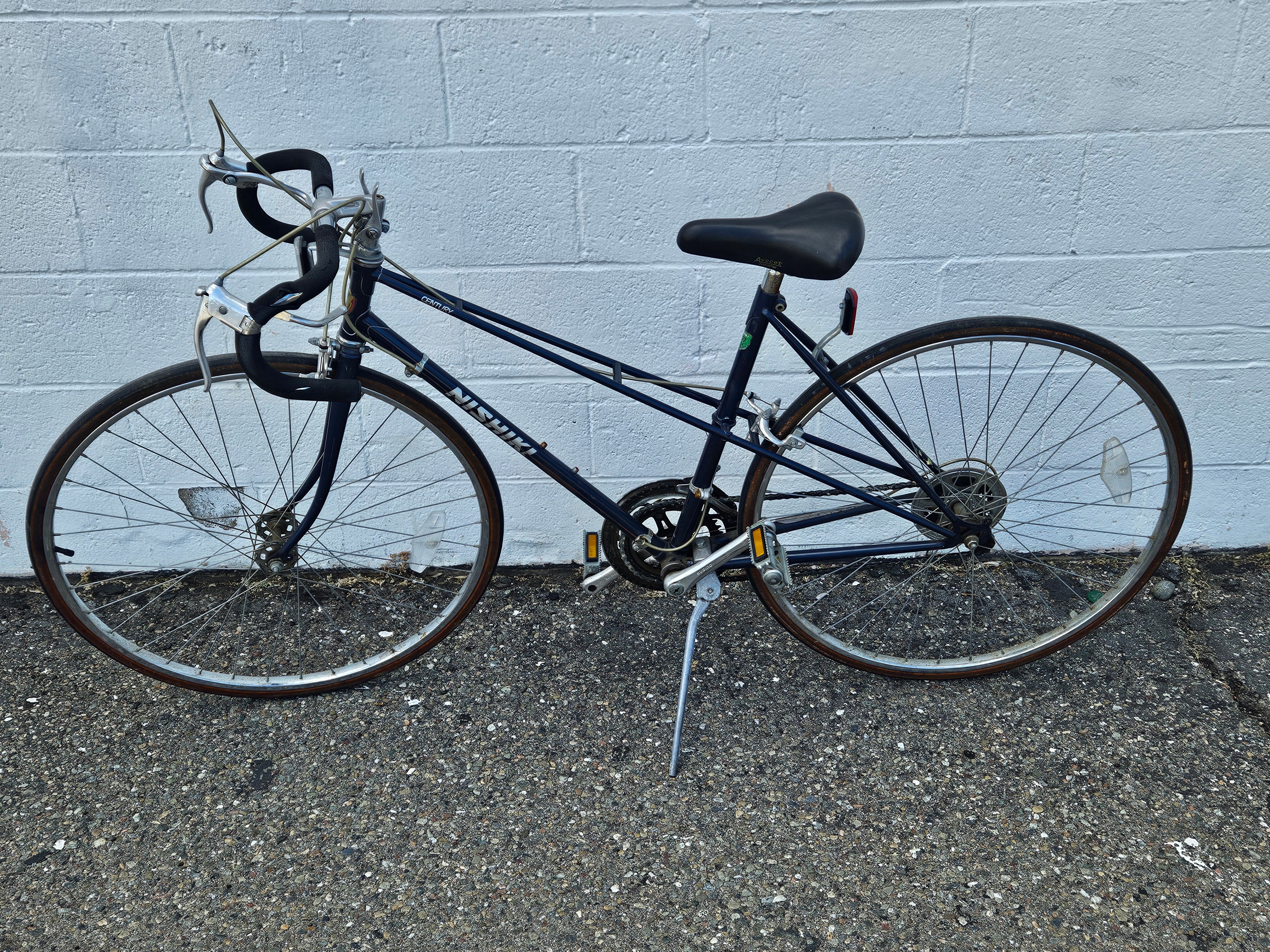 Vintage Nishiki Century Road Bicycle Blue Touring Bike Shimano Commuter Classic