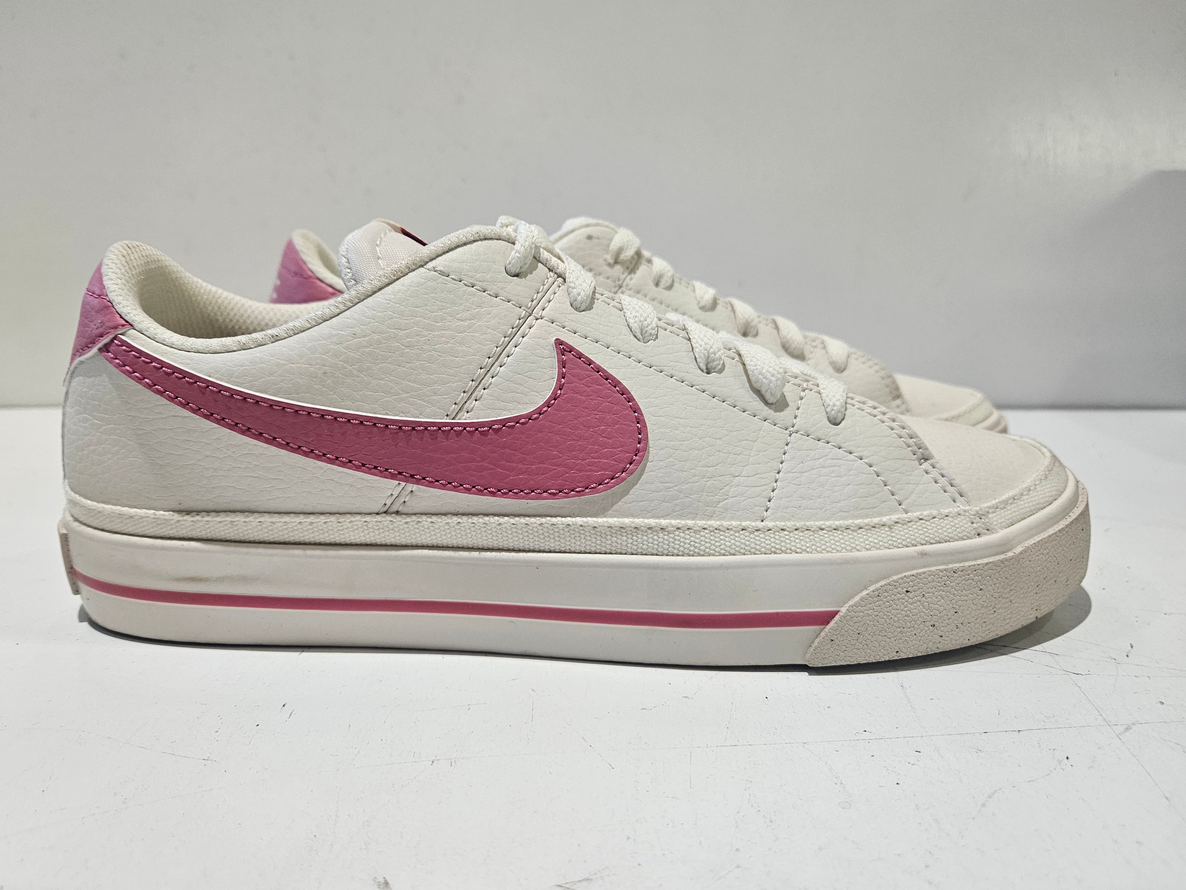 Nike Court Legacy Next Nature White Pink Low Top Sneakers Women's Size 7 Shoes