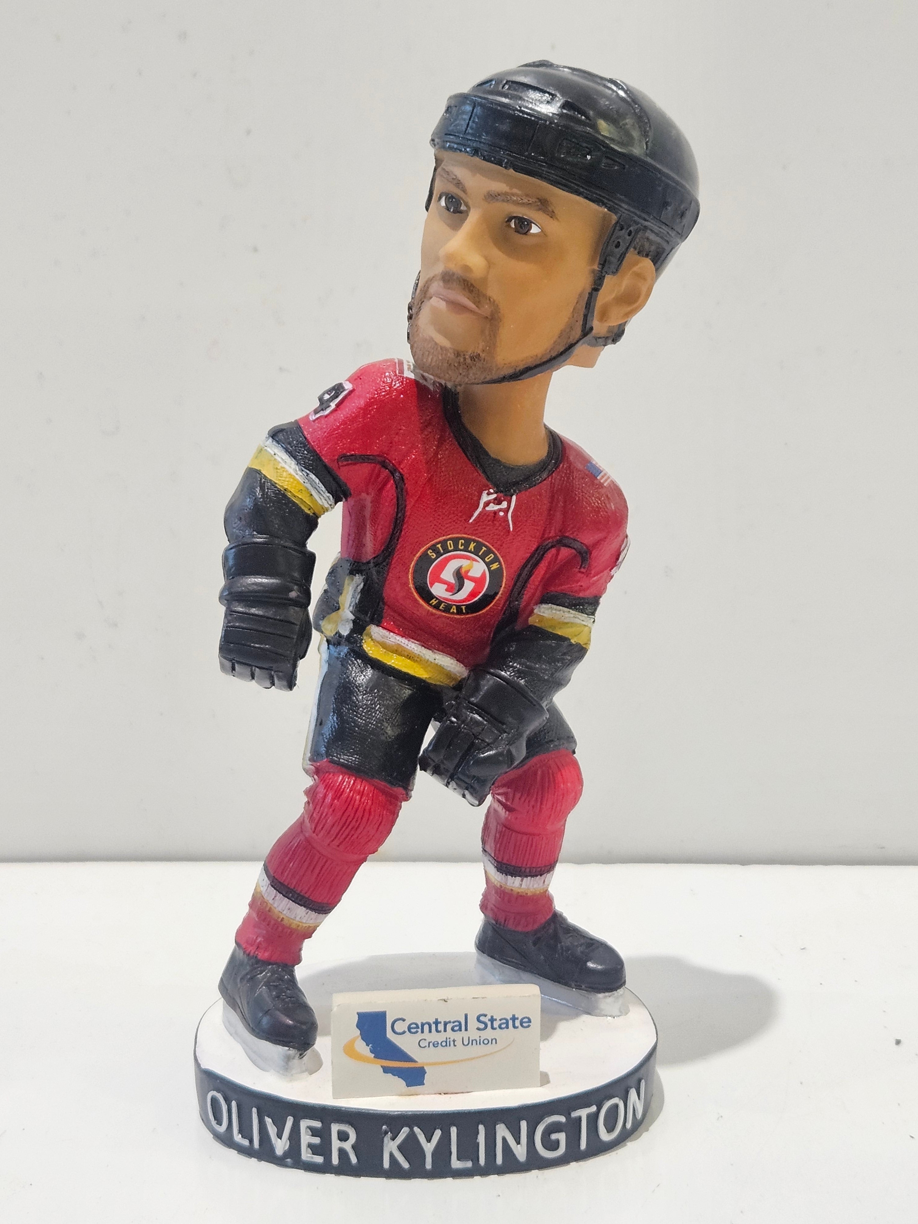 Oliver Kylington Stockton Heat Hockey Player Bobblehead Figure Collectible Decor