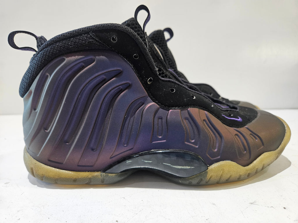 Nike Air Foamposite One Eggplant Purple Black Youth Size 4.5Y Basketball Shoes