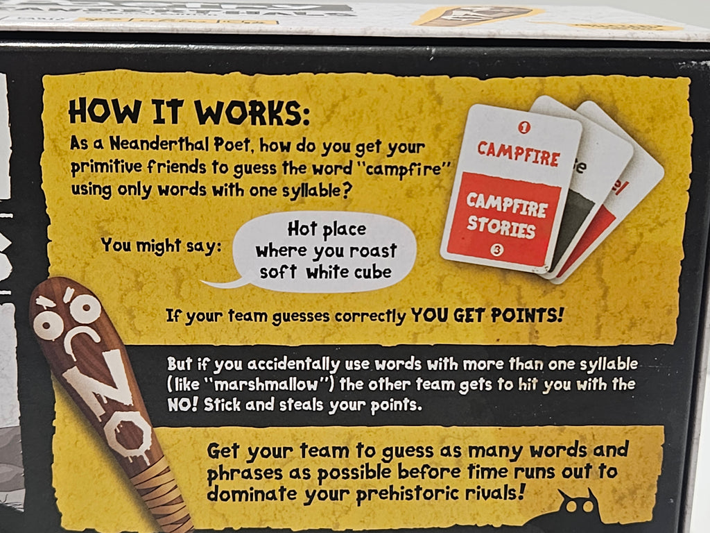 Poetry For Neanderthals Exploding Kittens Party Board Game Complete Family Fun