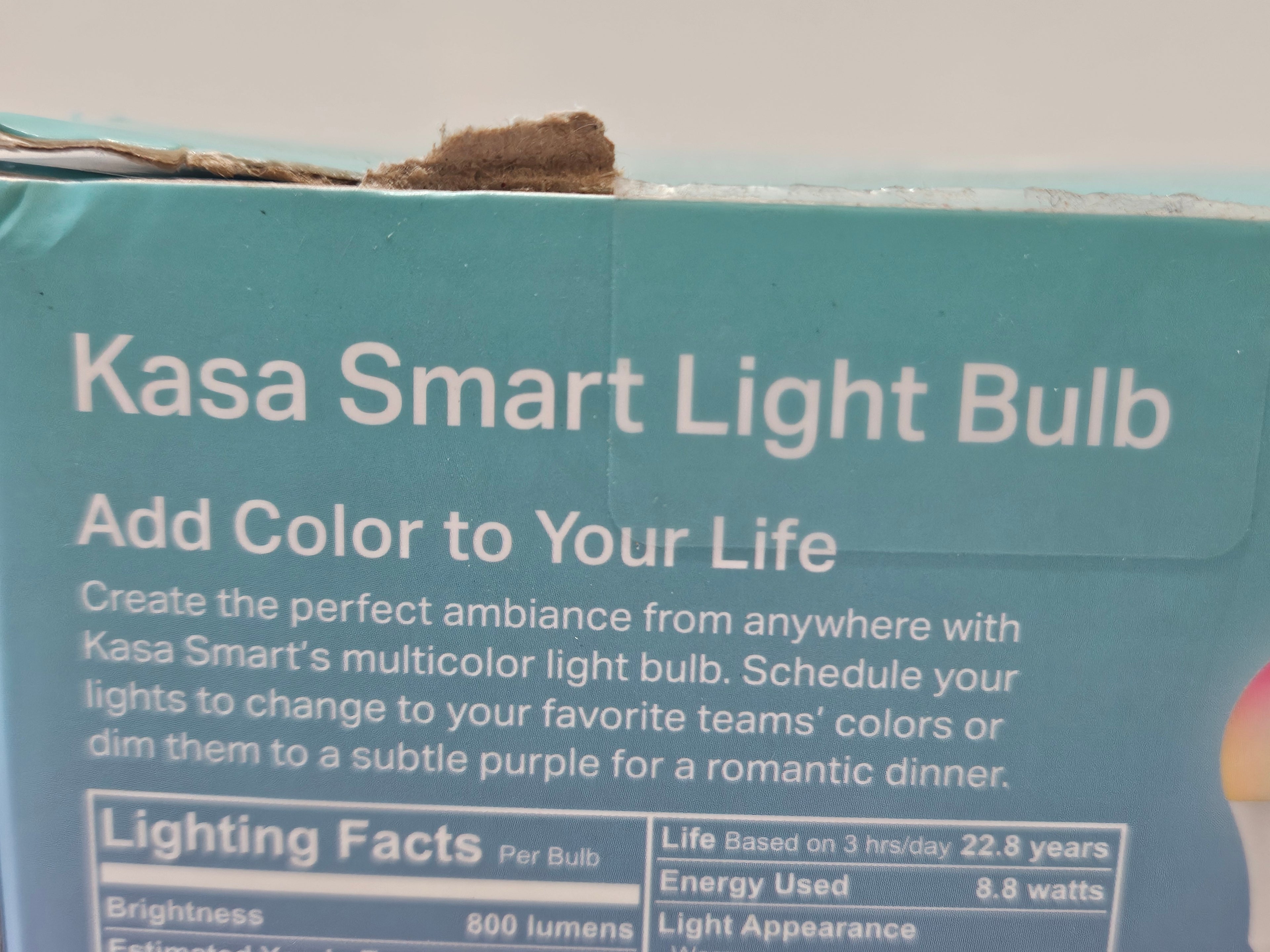 TP-Link Kasa Smart Wi-Fi Multicolor LED Light Bulbs KL125P4 4-Pack Alexa Home