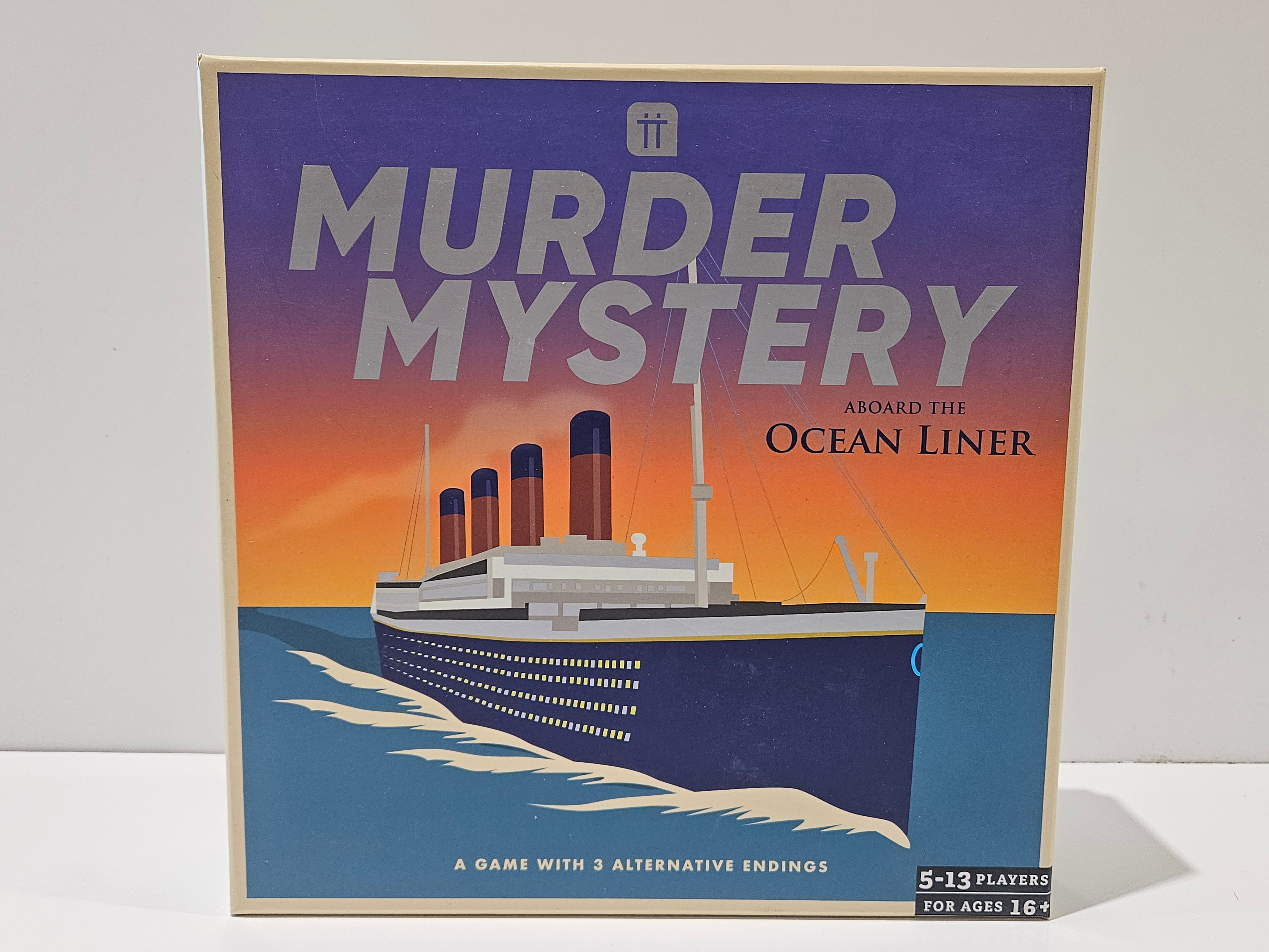Talking Tables Murder Mystery Aboard The Ocean Liner Party Game 5-13 Players