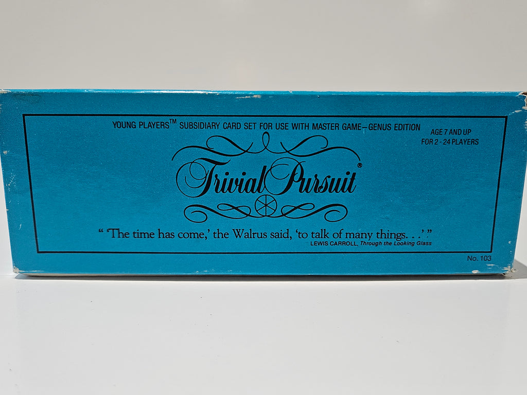 Vintage Trivial Pursuit Young Players Edition Card Set No. 103 Genus Expansion Game
