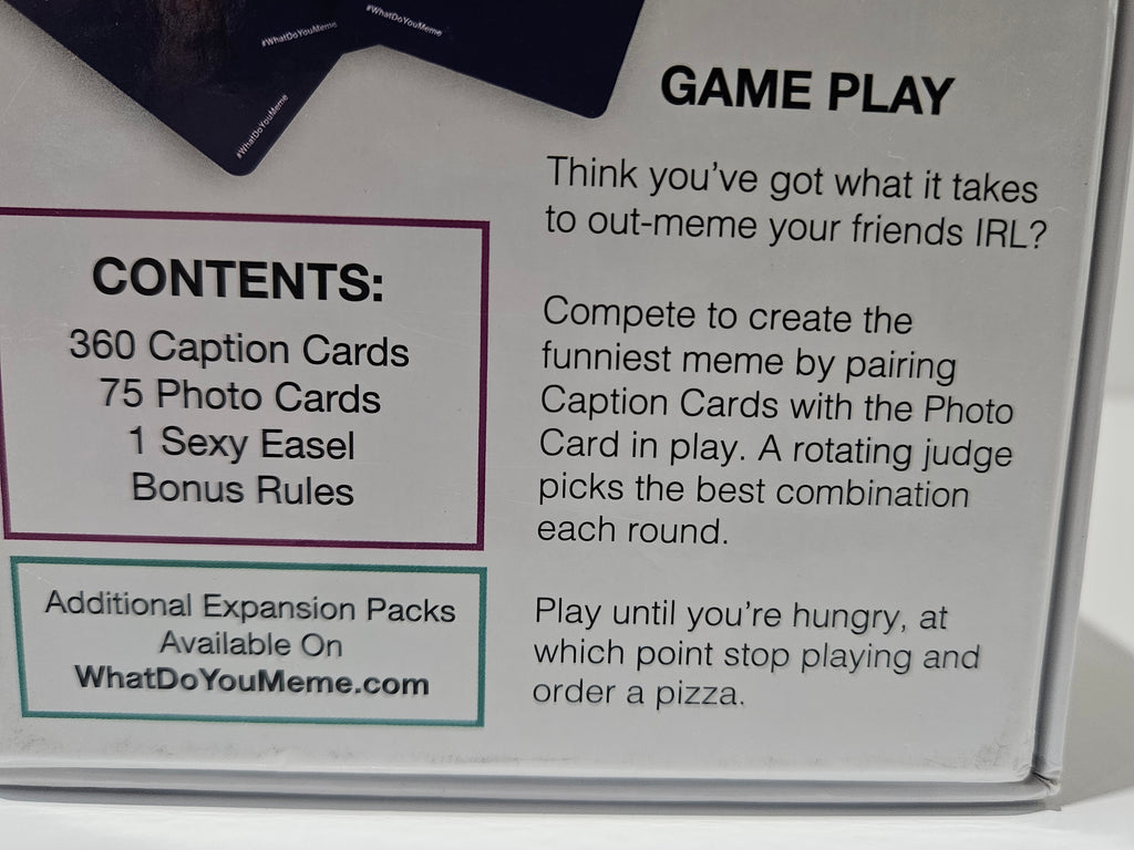What Do You Meme? Adult Party Game Complete Meme Card Game Ages 17+ 3-20 Players