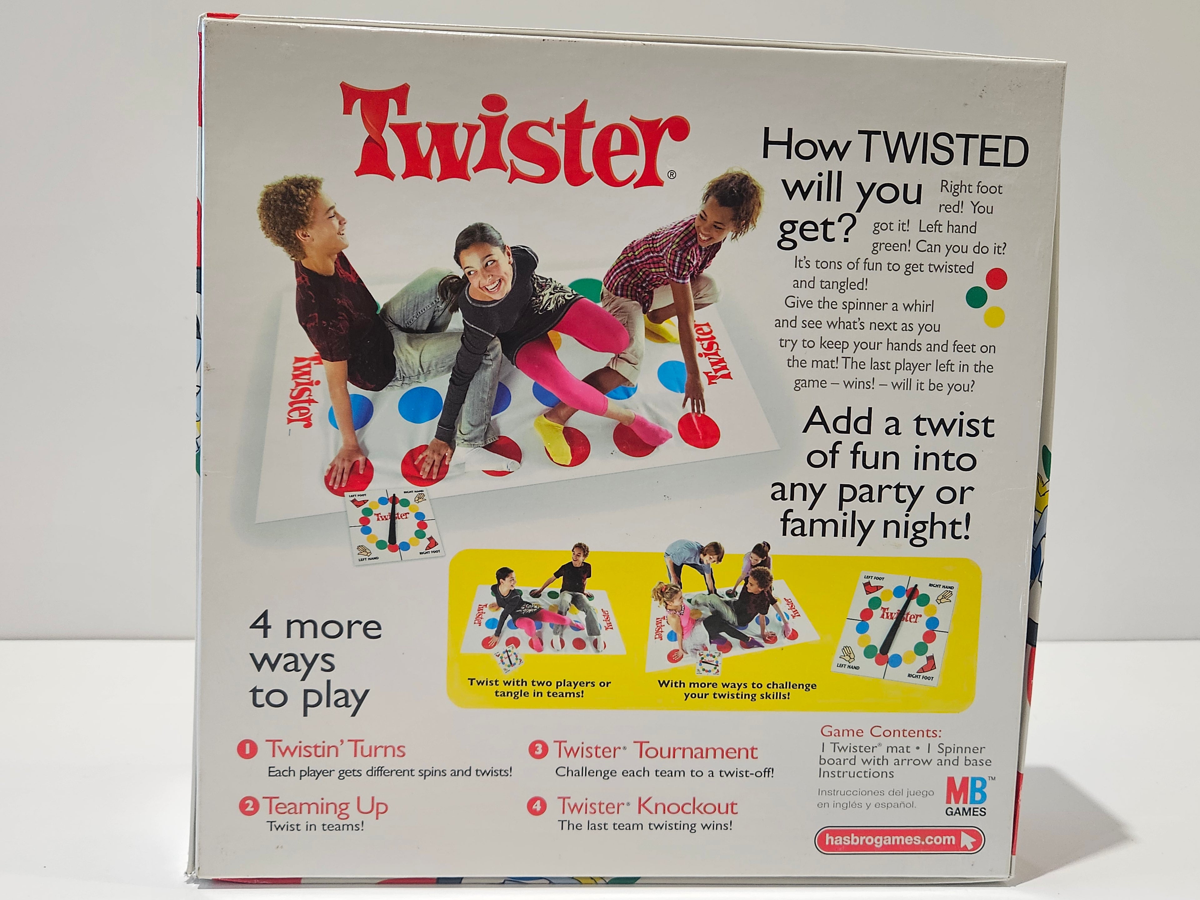 Hasbro Twister Family Party Board Game Complete Kids Classic Ages 6+ MB Games