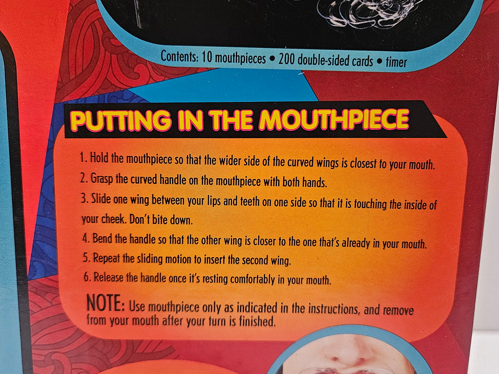 Hasbro Speak Out Mouthpiece Challenge Party Game Ages 16+ 2016 Complete Boxed