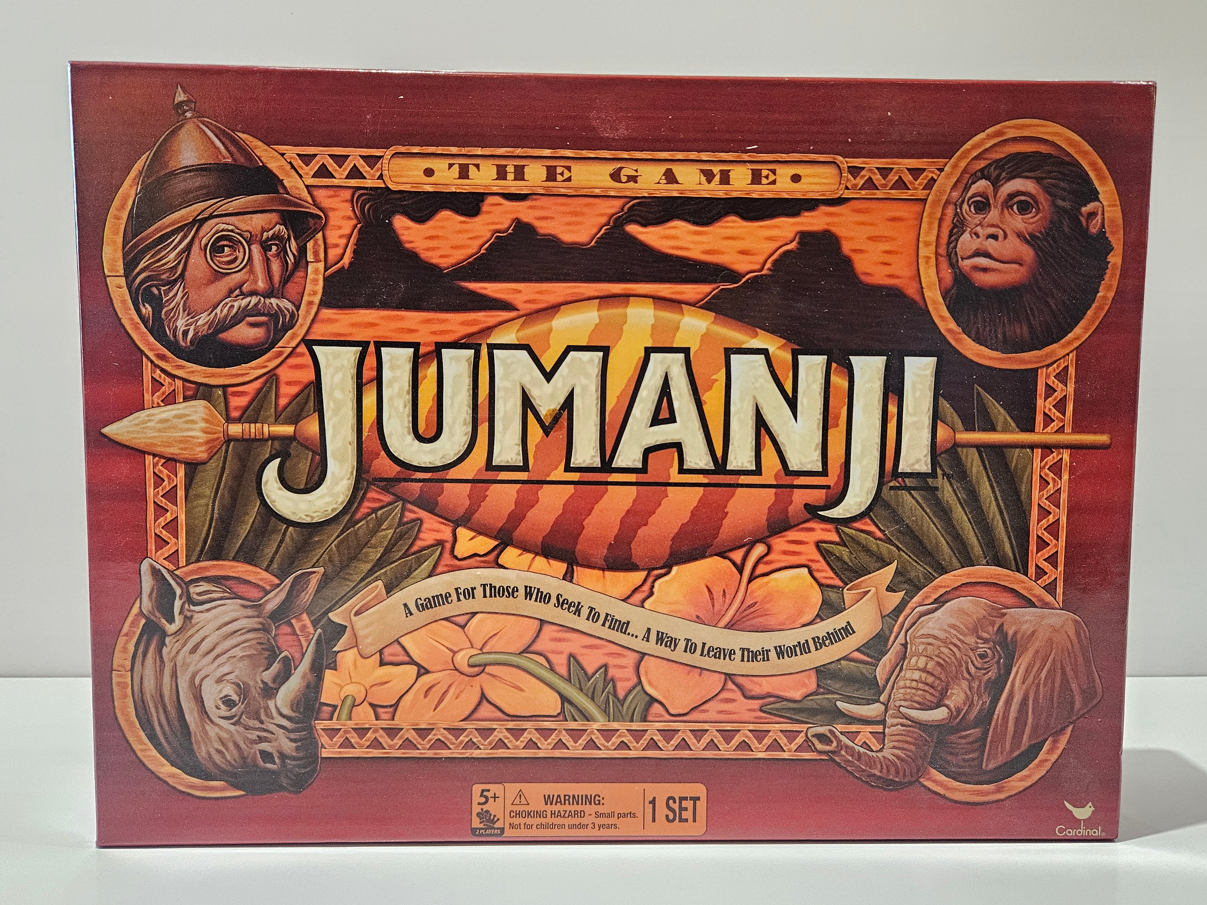 Jumanji The Game 2017 Cardinal Spin Master Family Adventure Board Game Complete