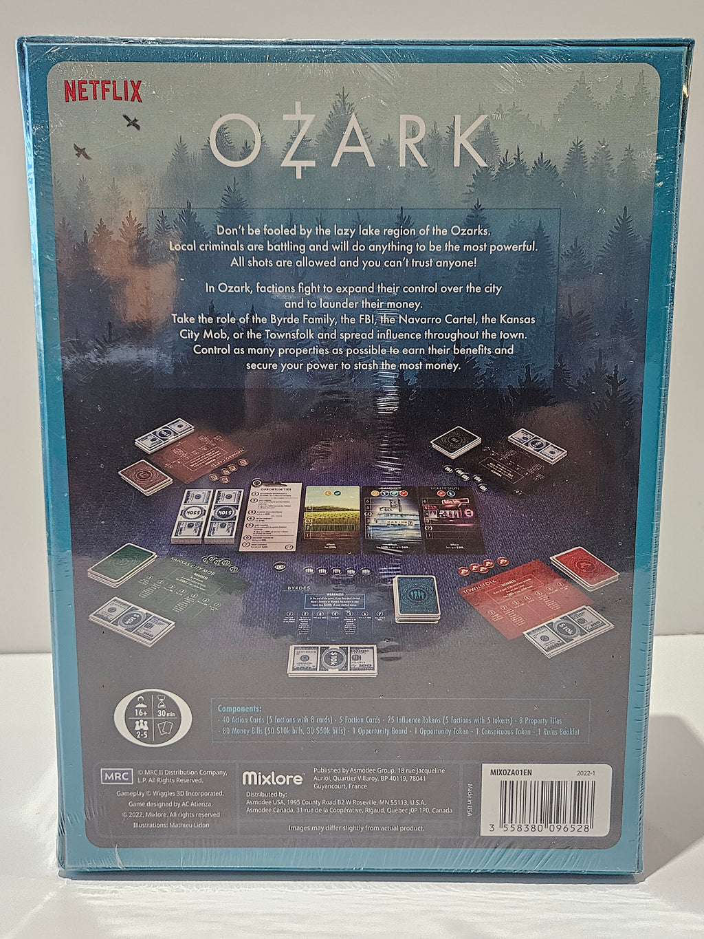 Netflix Ozark Money, Influence And Control Strategy Card Board Game Sealed 2022