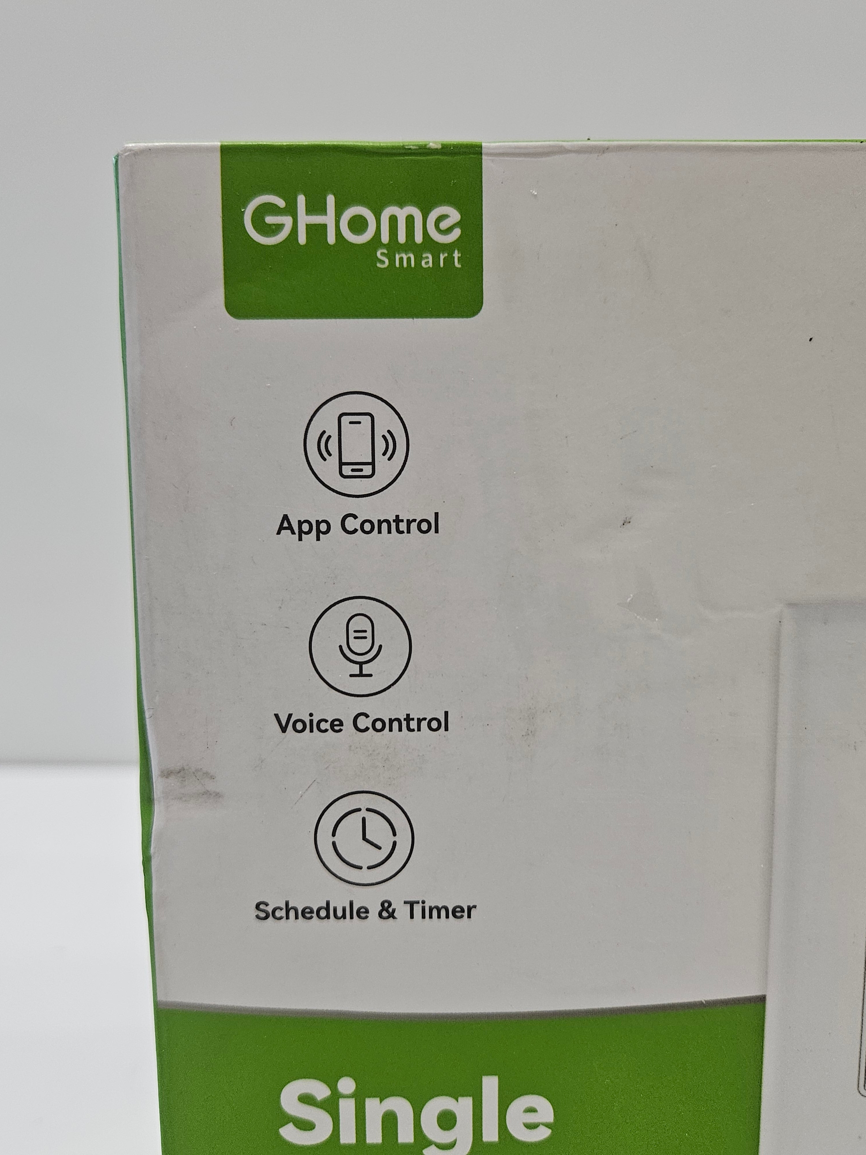 GHome Smart Wi-Fi Smart Switch SW5 Single Pole 4 Pack Alexa Google Assistant