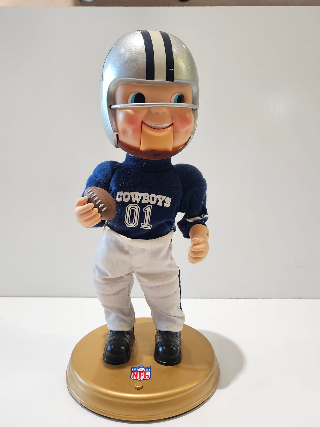 Gemmy Animated Rockin Randall Dallas Cowboys Singing Dancing NFL Figure LTD Ed
