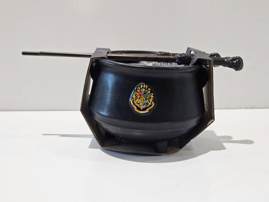 Harry Potter Hogwarts Cauldron Ramen Bowl Set With 2 Wizard Wand Chopsticks Paladone