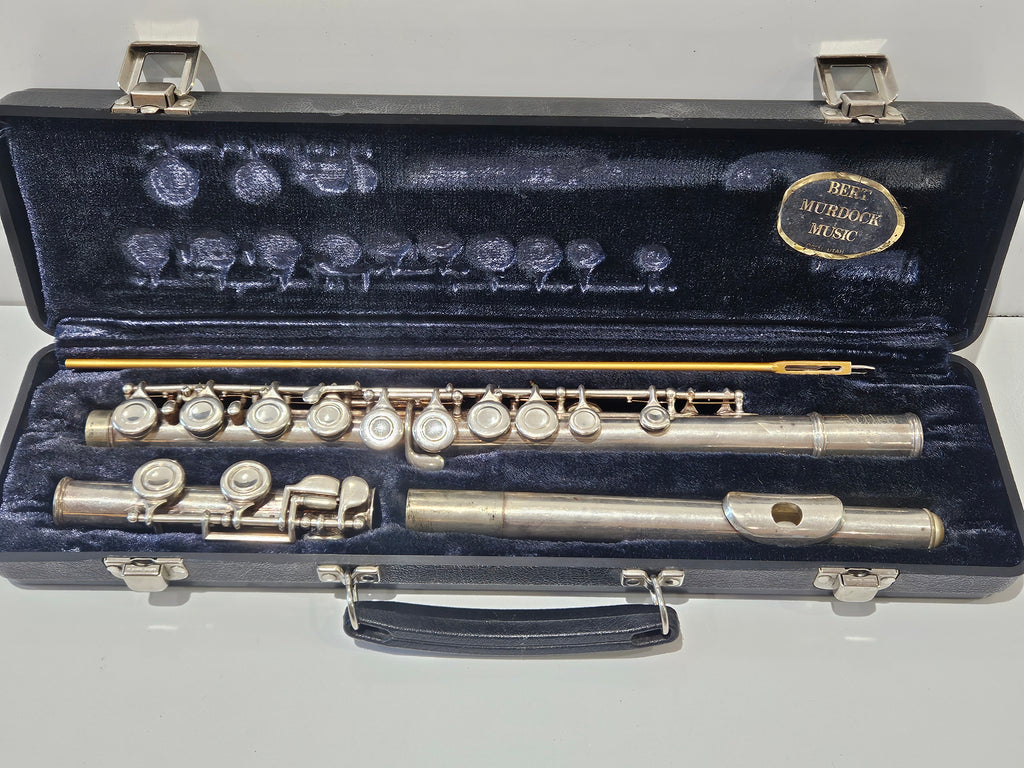 Artley Silver Plated Student Concert Flute With Hard Case Bert Murdock Music