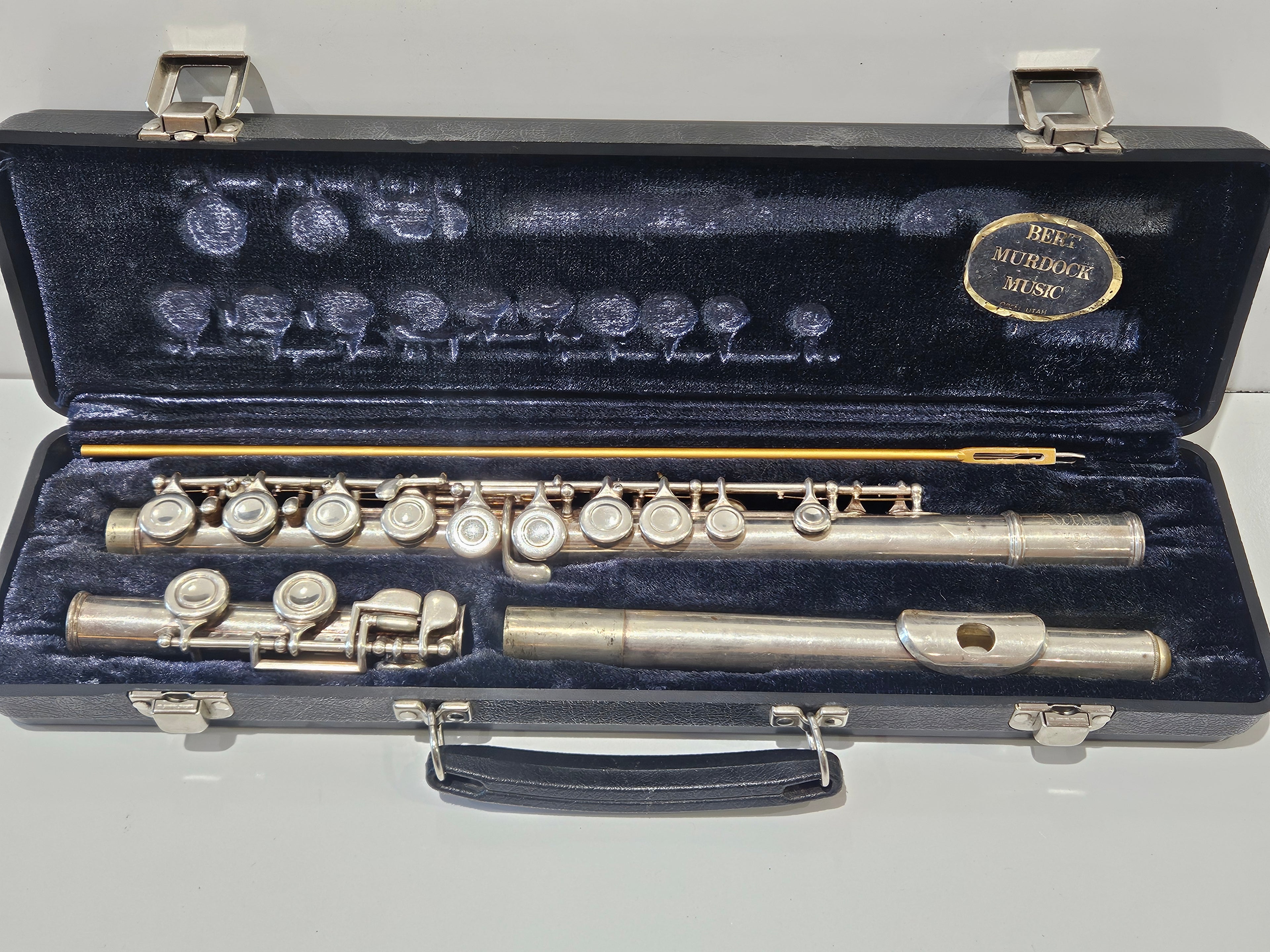 Artley Silver Plated Student Concert Flute With Hard Case Bert Murdock Music