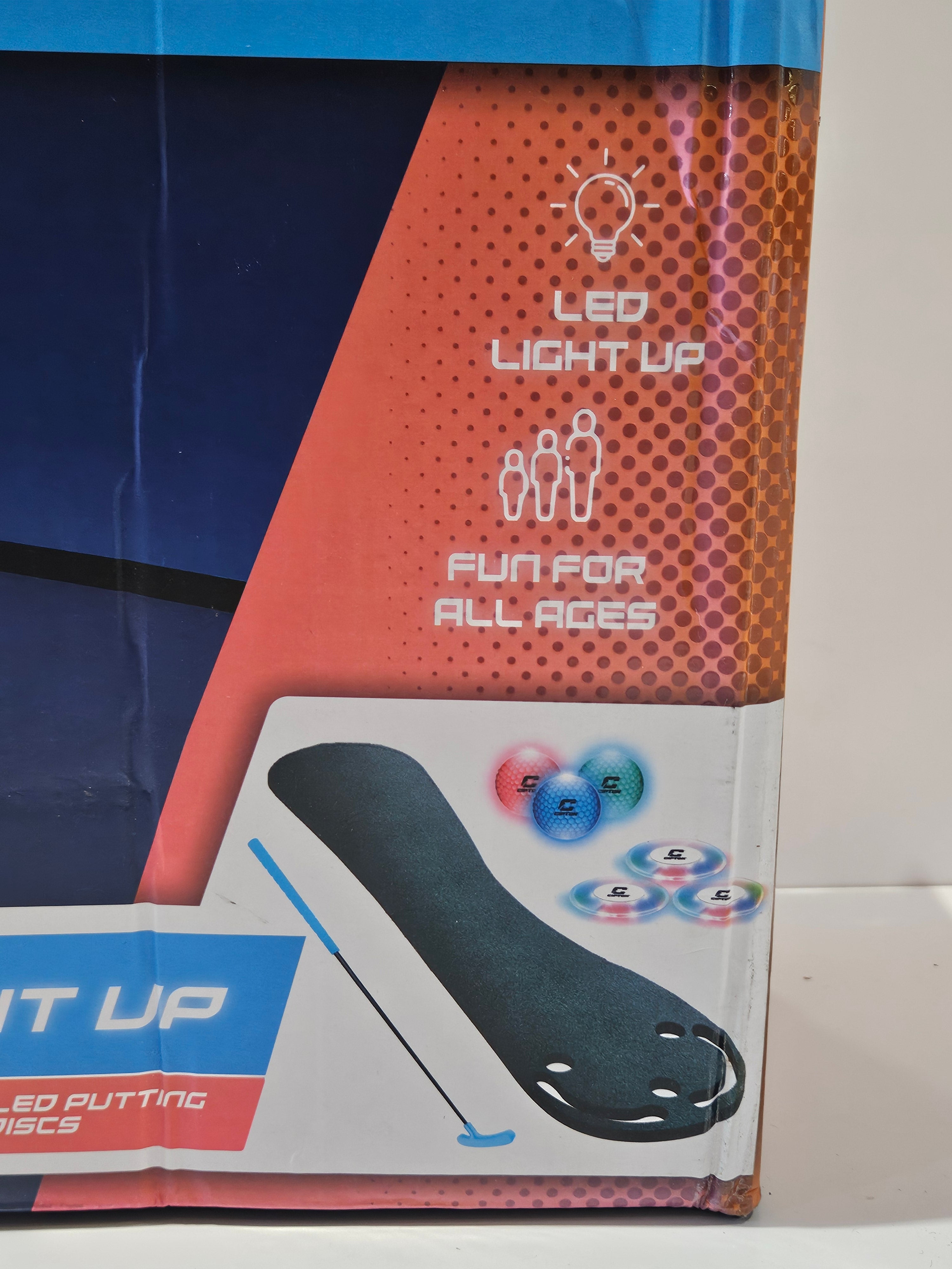 Cipton Kids LED Putting Green Set Light Up Indoor Mini Golf Game Complete Set