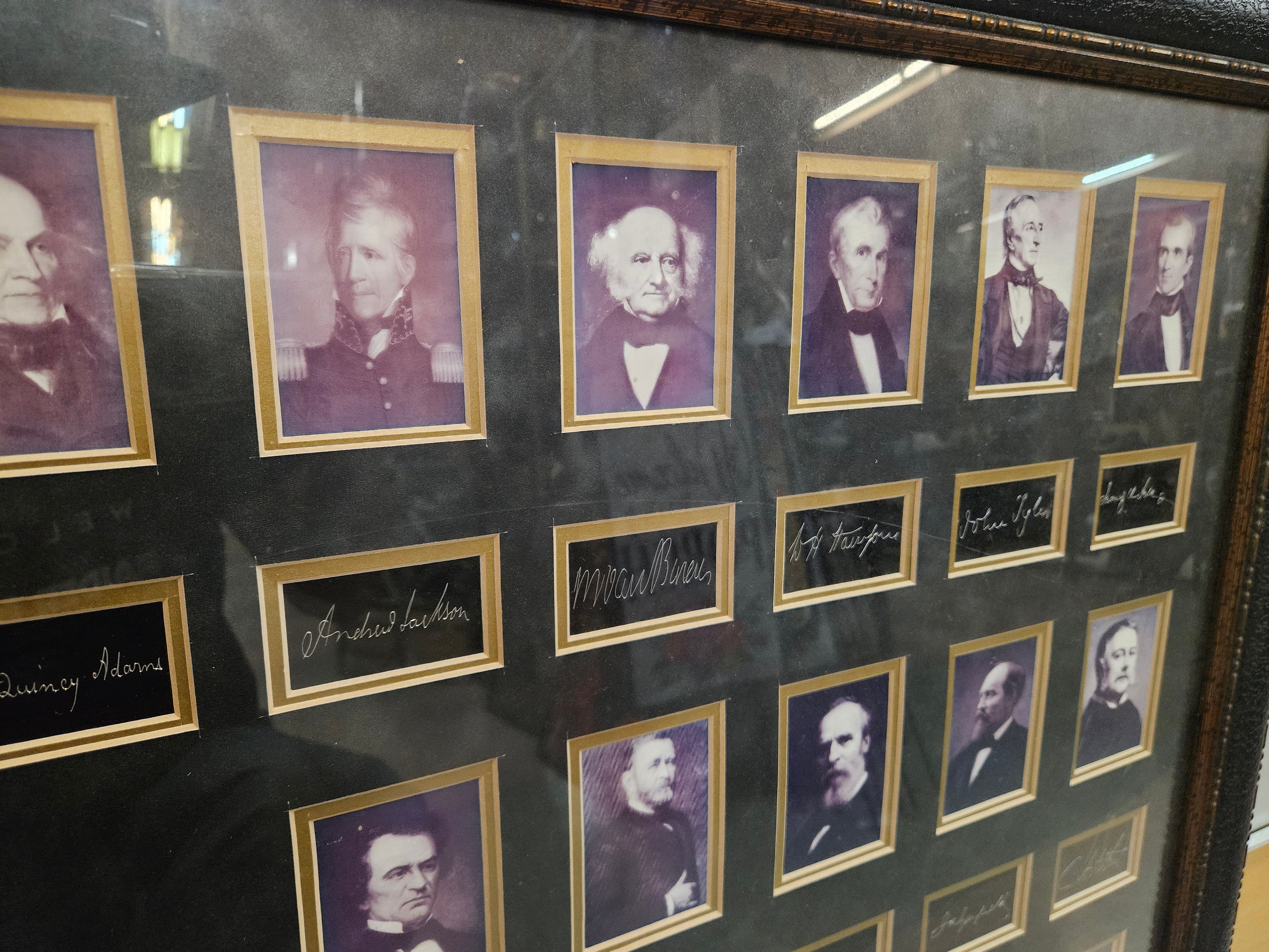 Limited Edition "United States Presidents" Framed Portrait & Facsimile Signature Display, Limited Edition