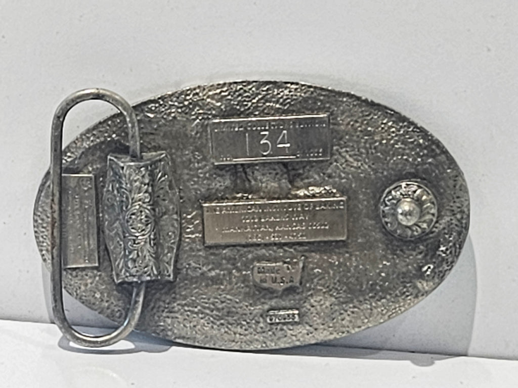 Vintage American Institute Of Baking AIB Research & Education Belt Buckle USA