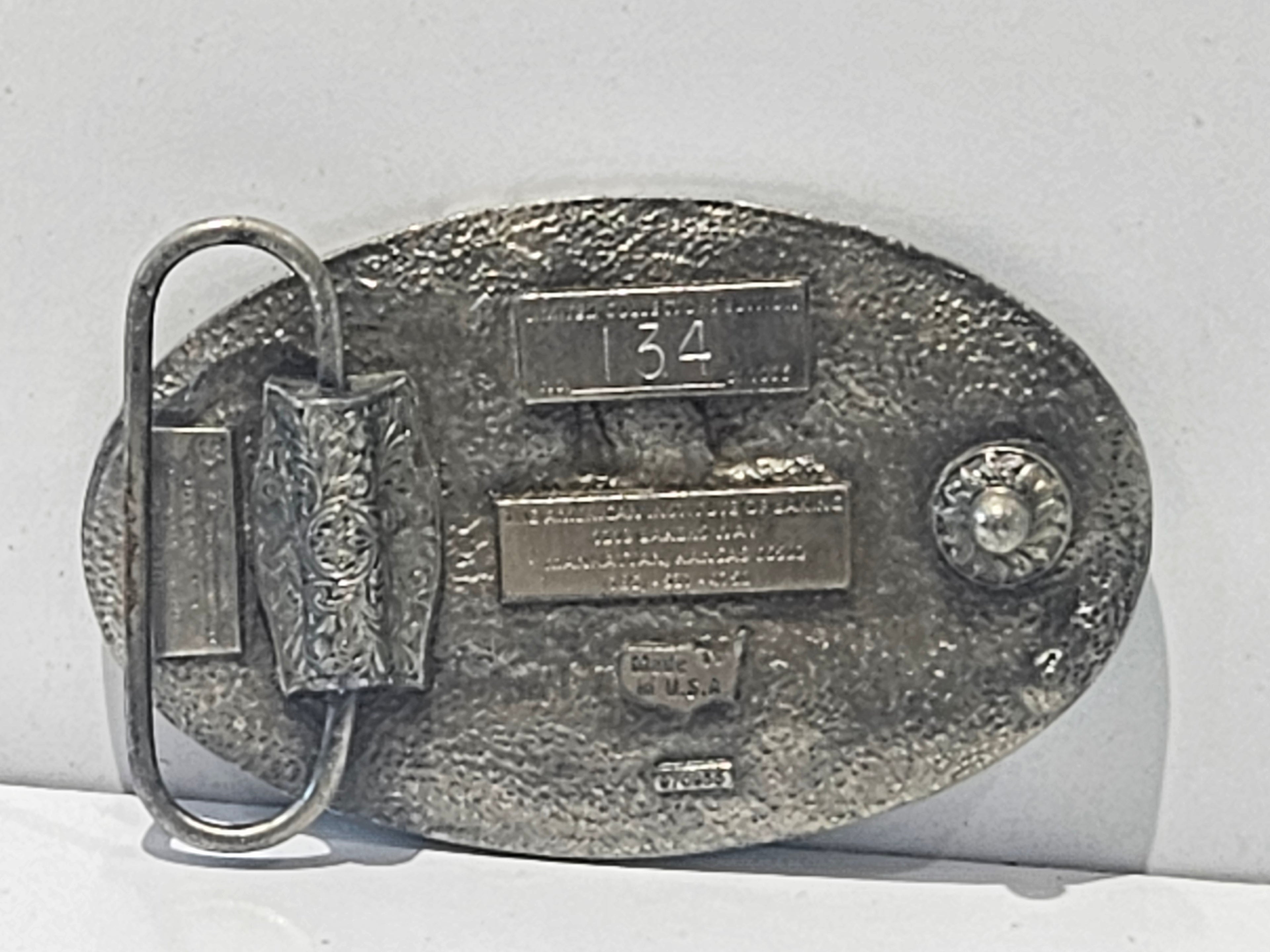 Vintage American Institute Of Baking AIB Research & Education Belt Buckle USA