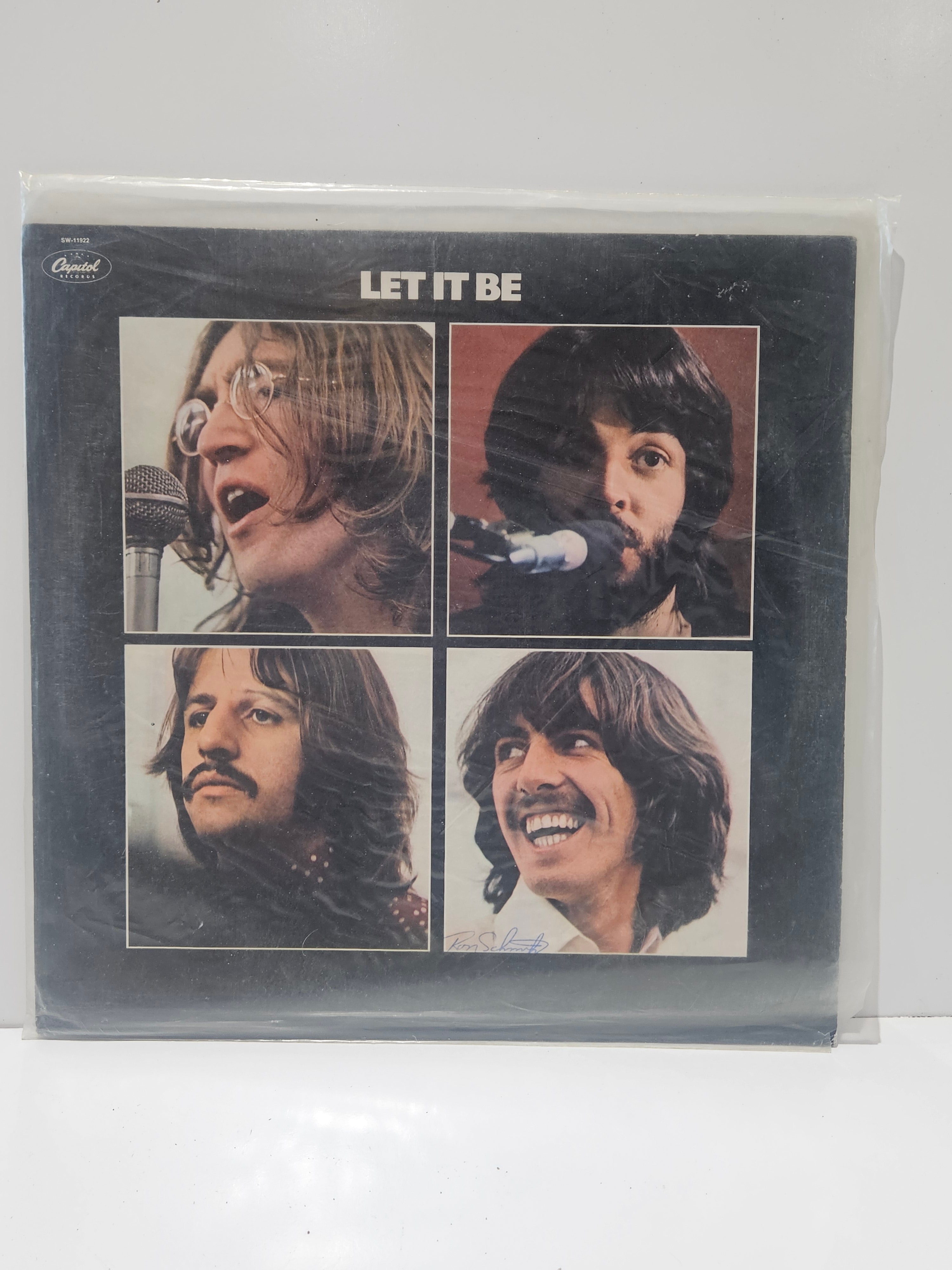 Vintage The Beatles Let It Be SW-11922 Capitol Stereo Vinyl LP Record Album 1970