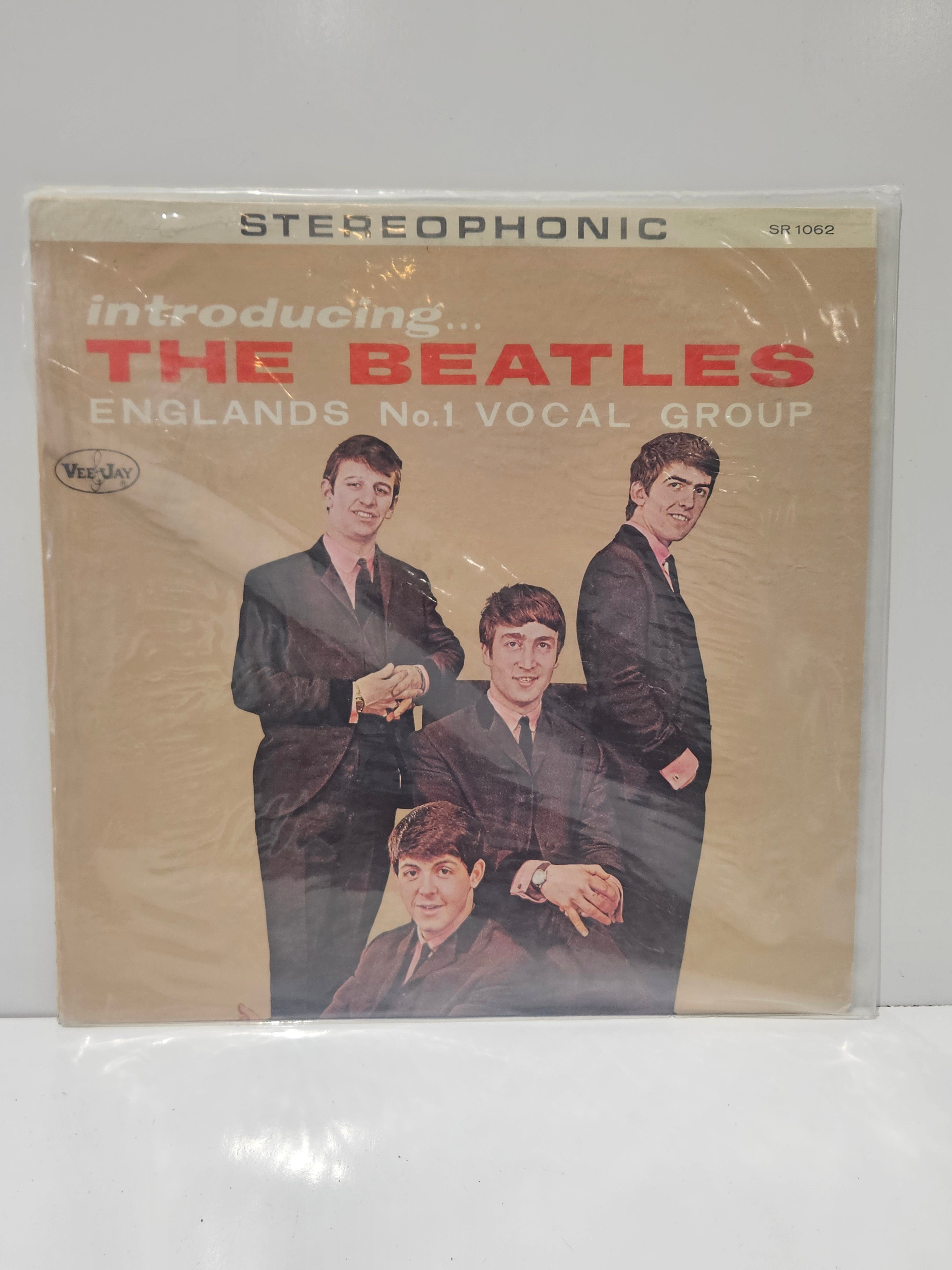 Vintage Introducing... The Beatles SR 1062 Vee-Jay Stereophonic Vinyl LP Record