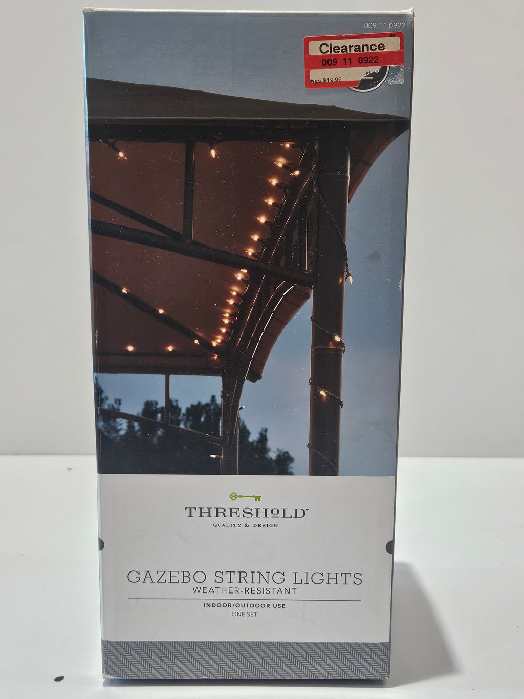 Threshold Gazebo String Lights Weather Resistant 103.75 Ft Indoor Outdoor Set