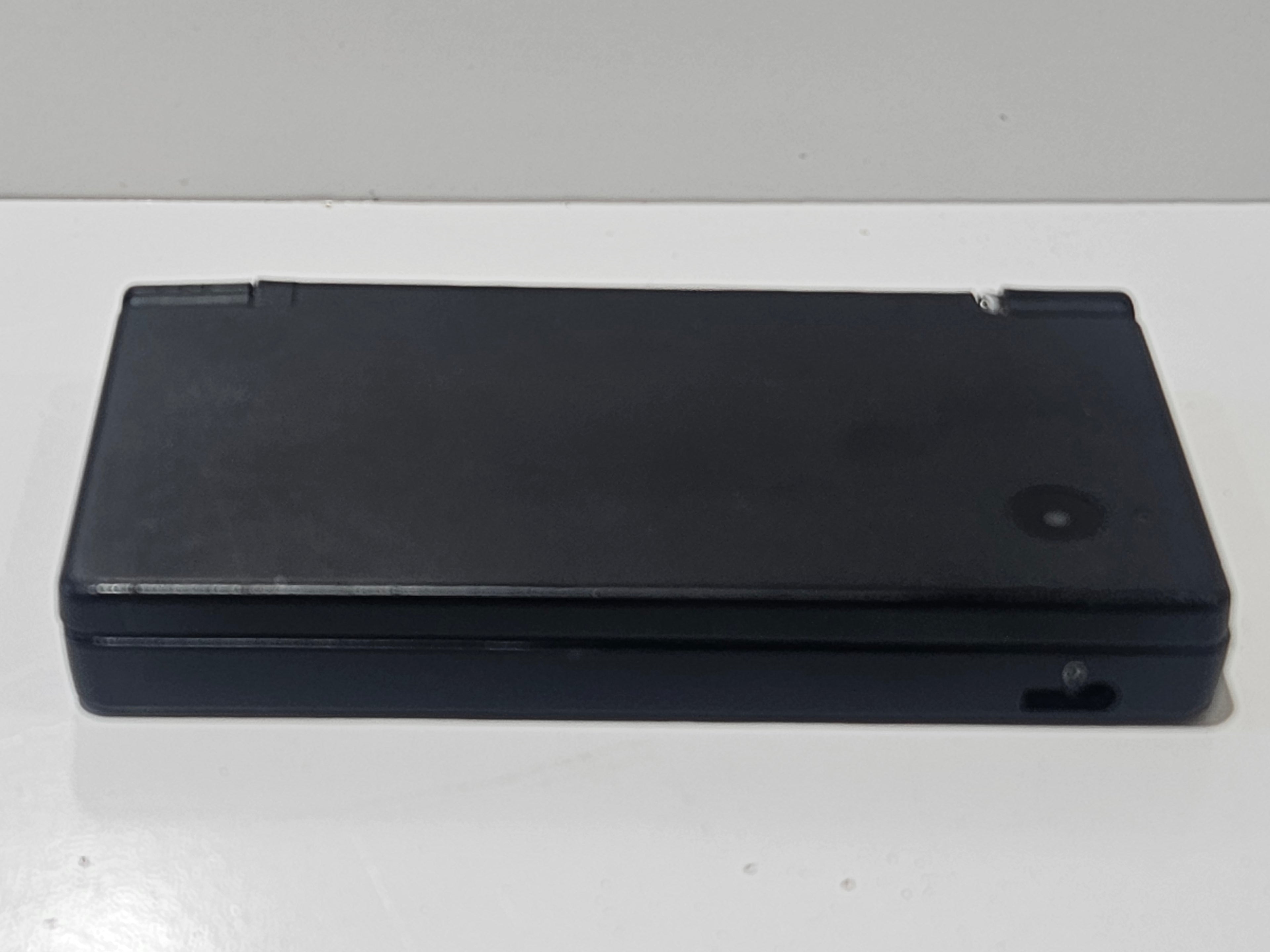 Nintendo DSi Black Handheld Console TWL-001 For Parts Or Repair Broken Hinge OEM