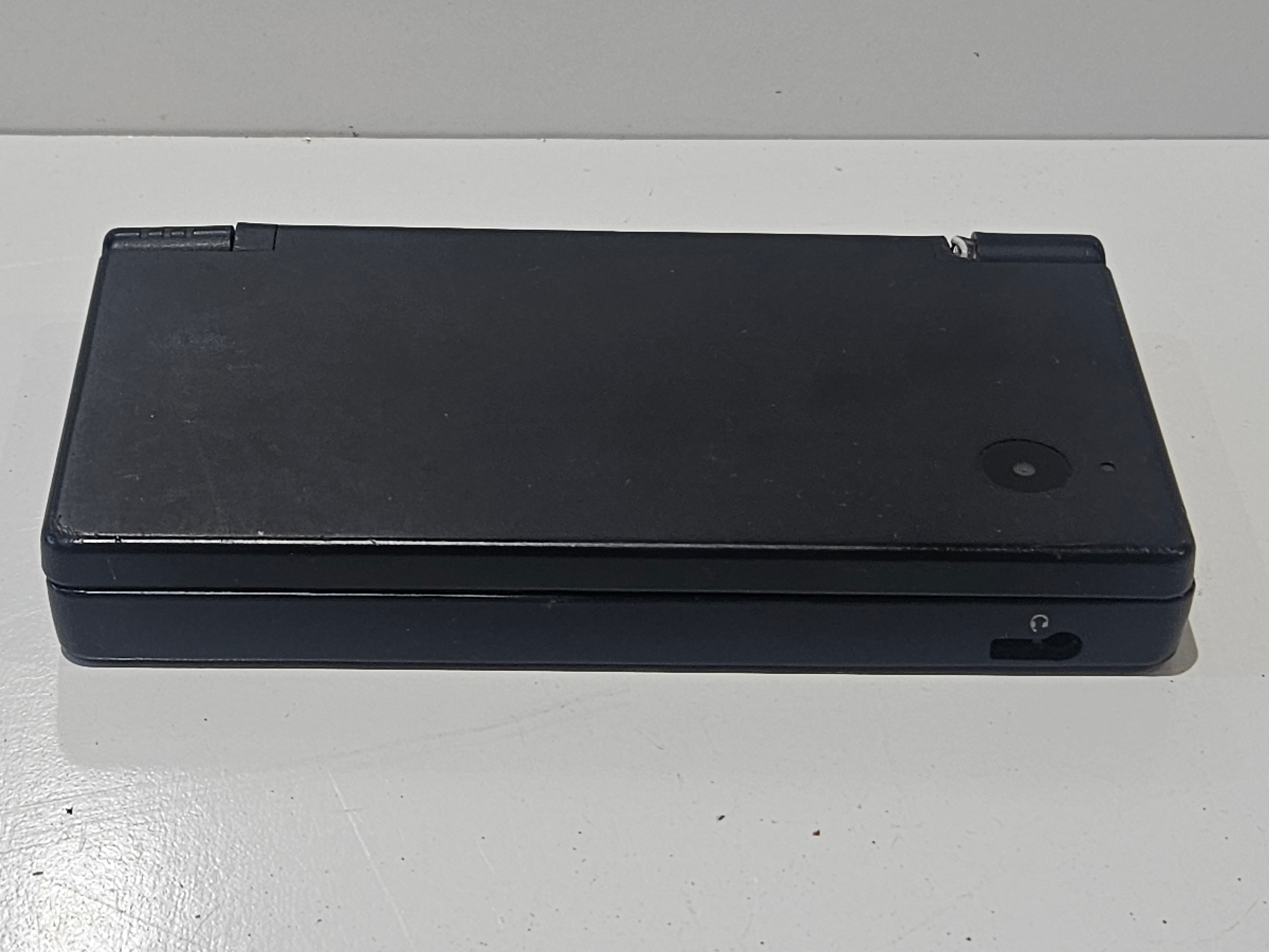 Nintendo DSi Black Handheld Console TWL-001 For Parts Or Repair Broken Hinge OEM