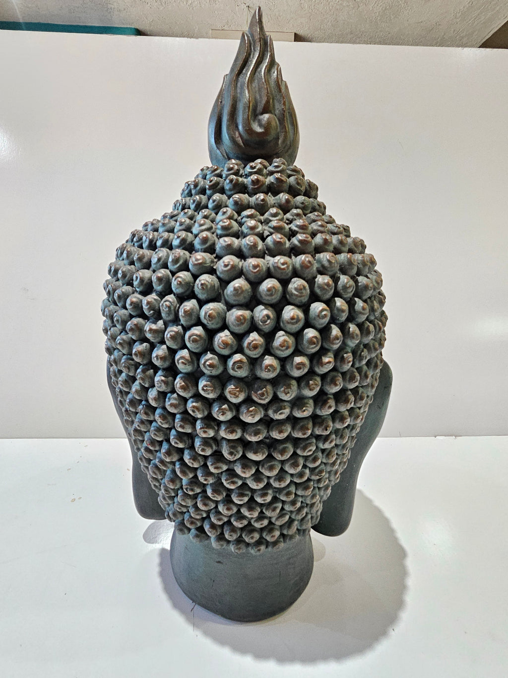 Large Resin Buddha Head Bust Sculpture Meditation Zen Home Garden Decor Statue