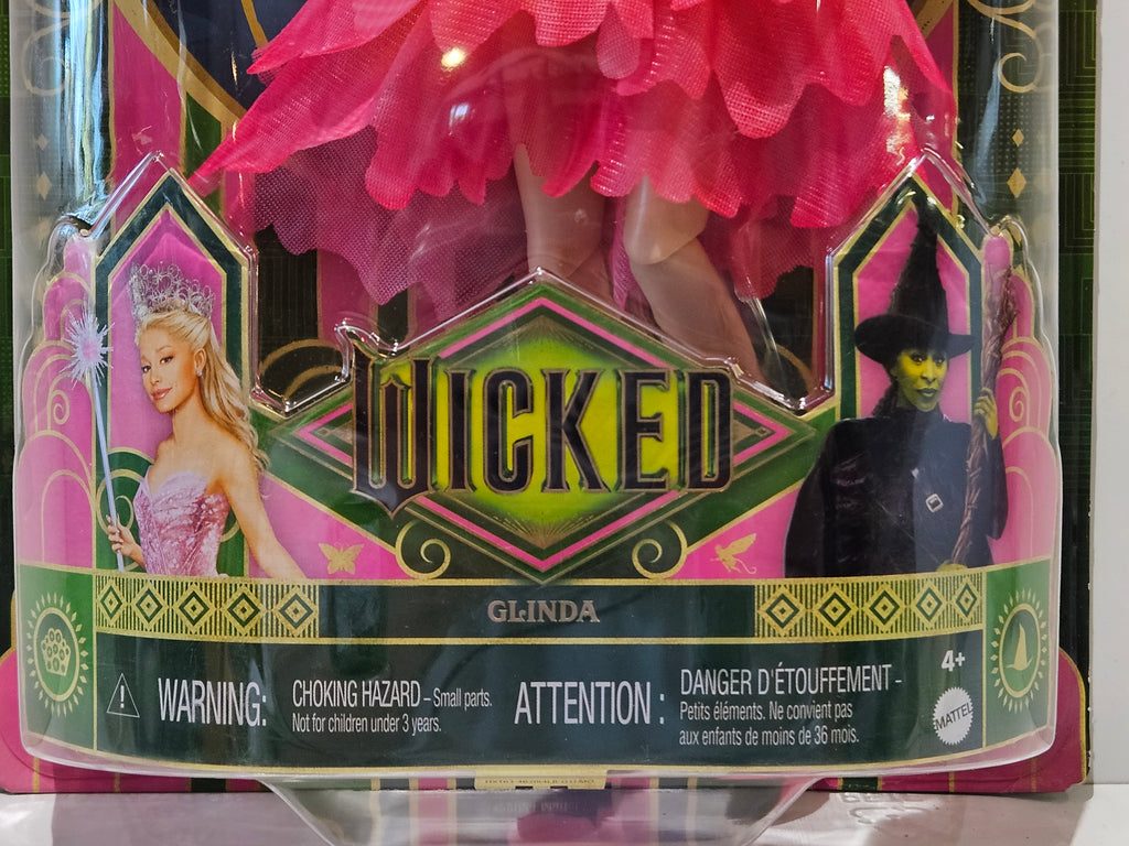 Mattel Wicked Glinda Fashion Doll Pink Dress Movie Collectible NRFB 2024 Sealed