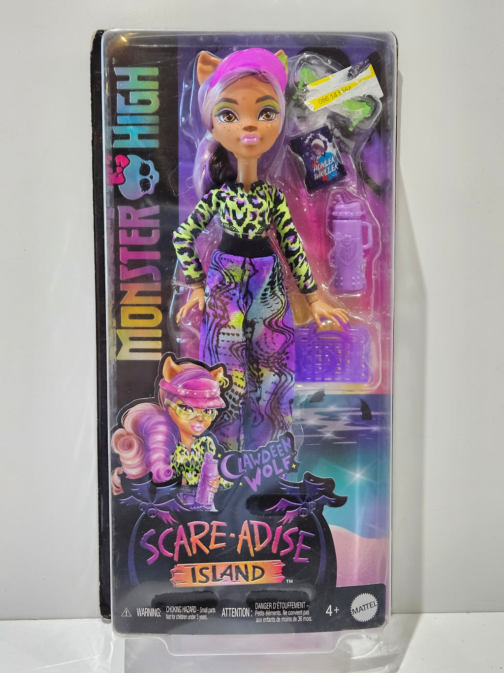 Monster High Scare-adise Island Clawdeen Wolf Doll Mattel 2024 NRFB Sealed Toy