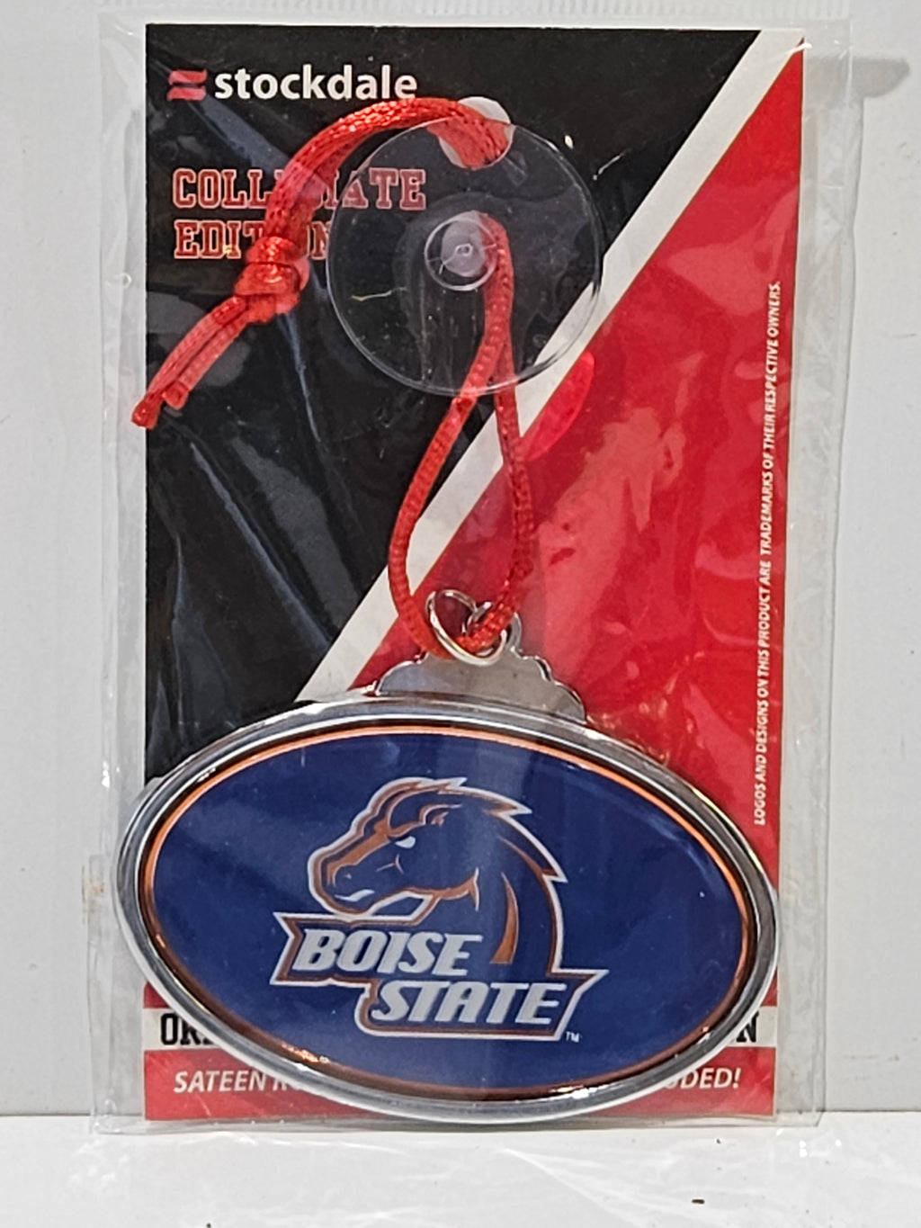Boise State Broncos Stockdale Collectible Metal Christmas Ornament New Sealed