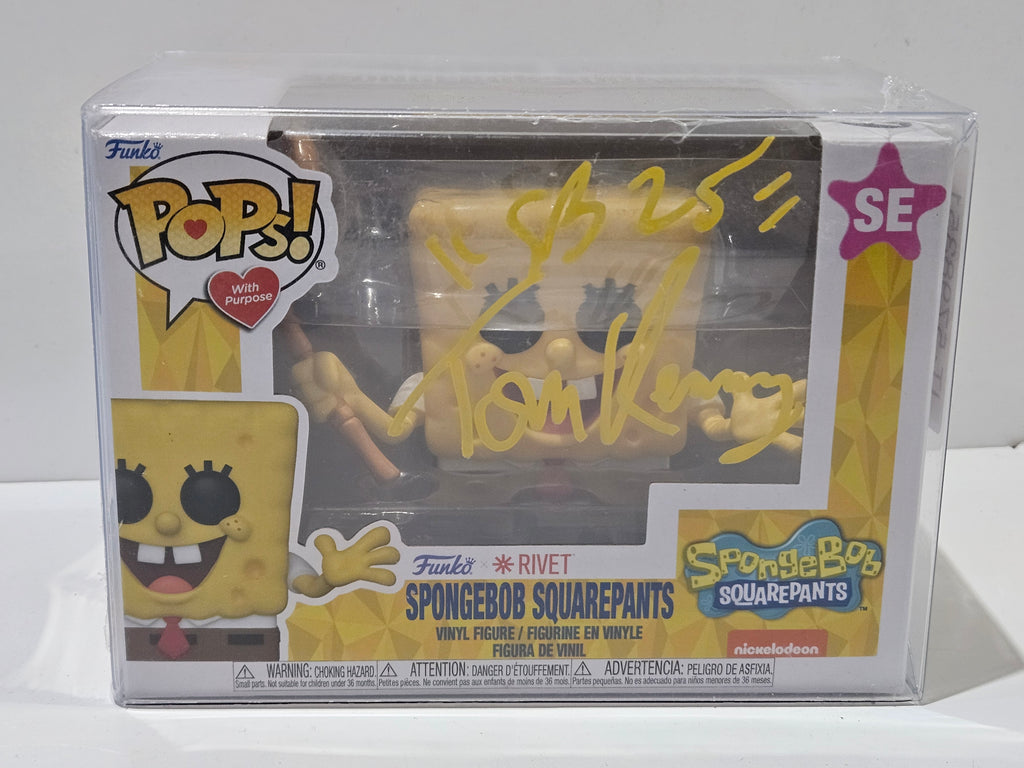 Tom Kenny SpongeBob SquarePants Special Edition Autographed Signed Funko Pop COA