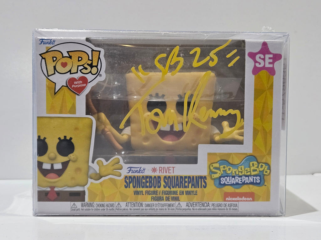 Tom Kenny SpongeBob SquarePants Special Edition Autographed Signed Funko Pop COA
