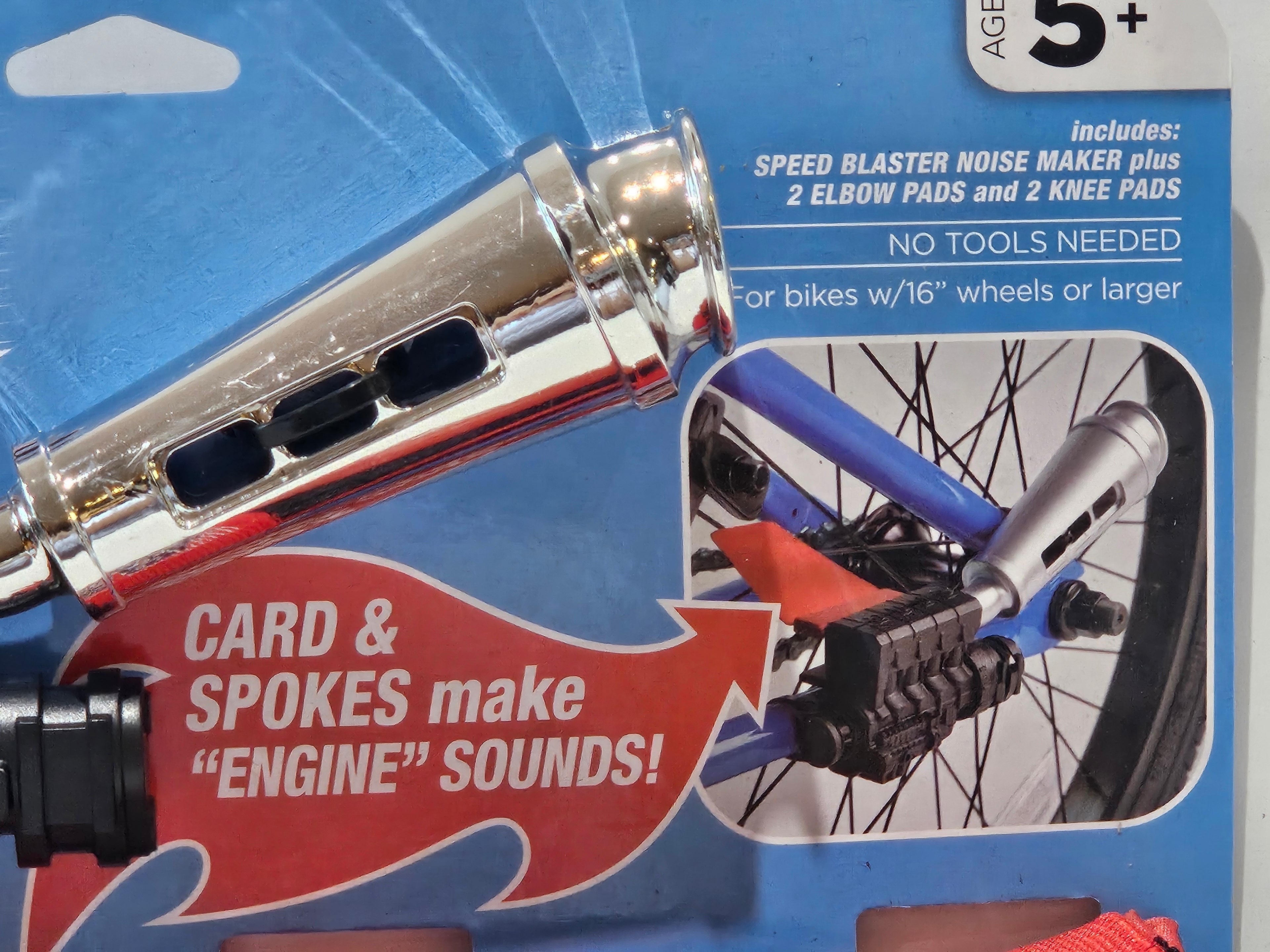 Z Kids Speed Blaster Value Pack Bicycle Engine Sound Maker Pads Ages 5+ New