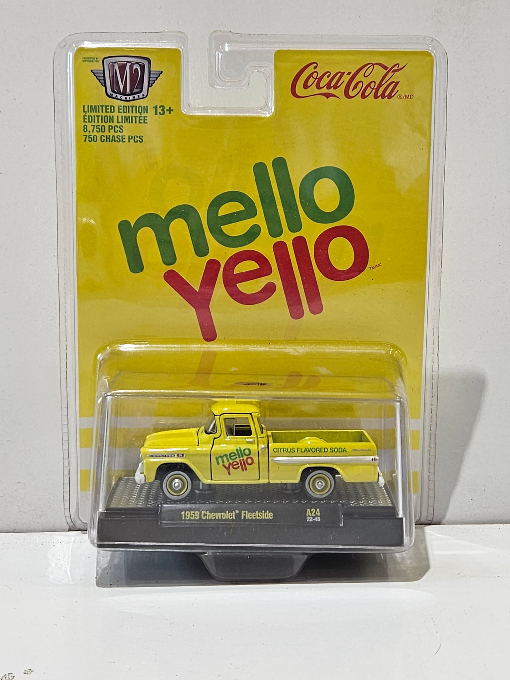 M2 Machines 1959 Chevrolet Fleetside Mello Yello Coca-Cola Limited Edition Diecast