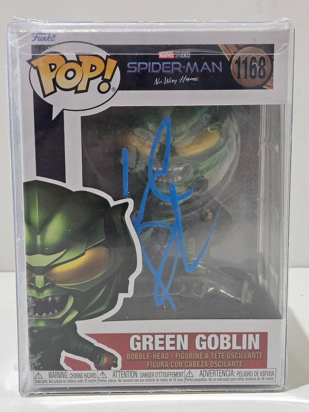 Funko Pop Green Goblin #1168 Signed Autograph COA Spider-Man No Way Home Marvel
