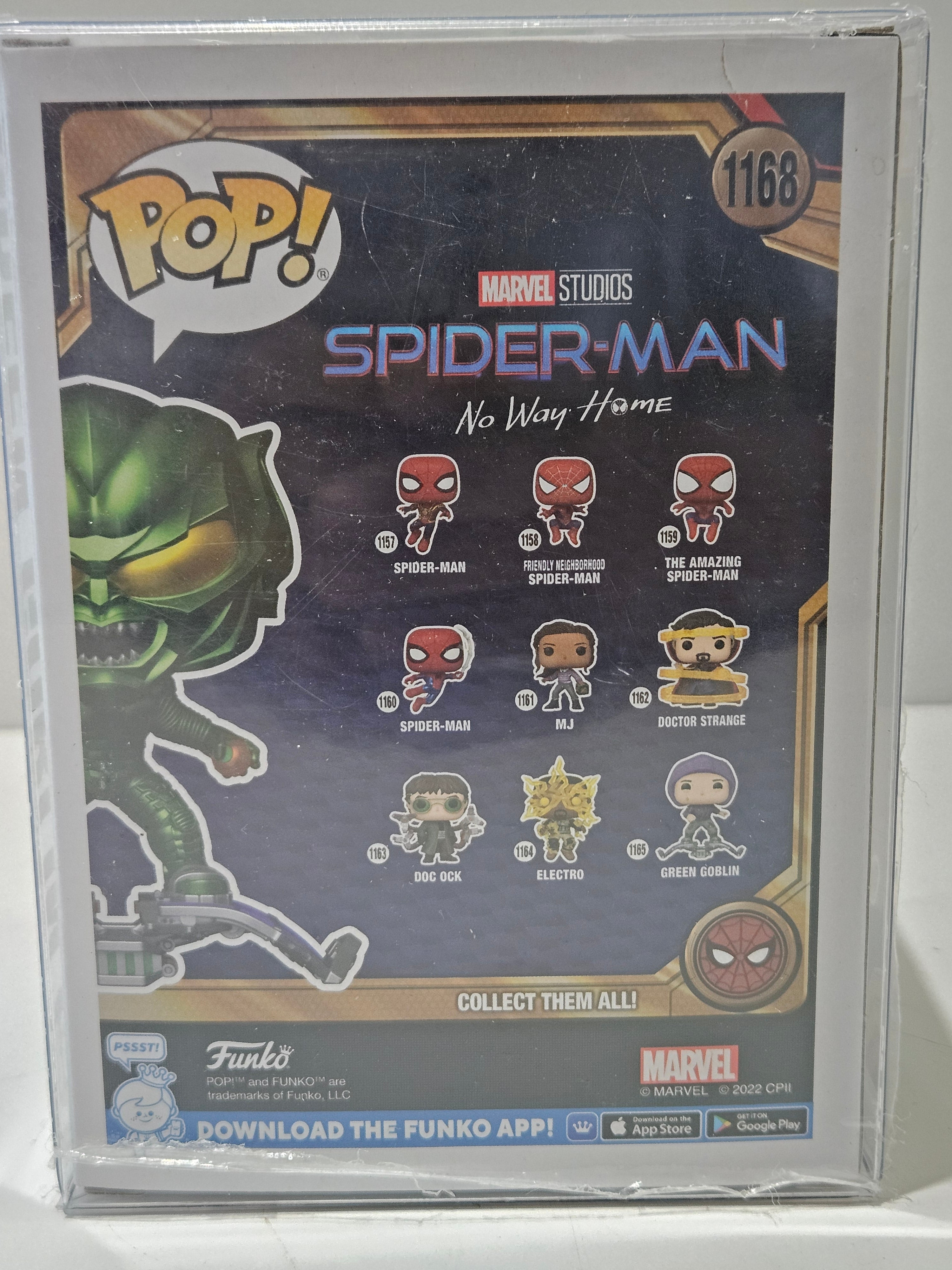 Funko Pop Green Goblin #1168 Signed Autograph COA Spider-Man No Way Home Marvel