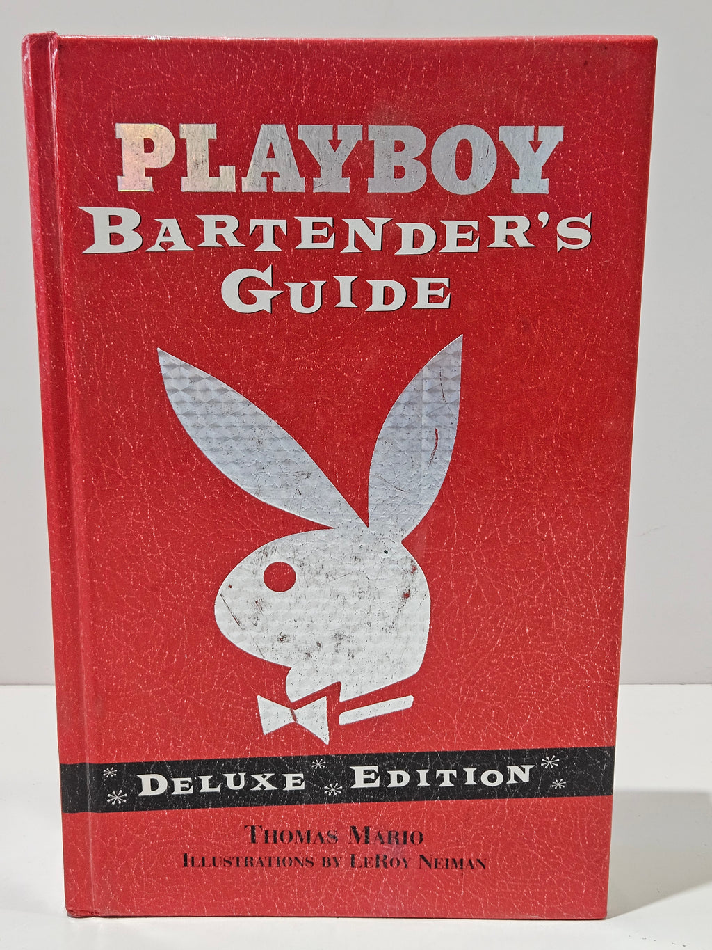 Playboy Bartender's Guide Deluxe Edition Thomas Mario LeRoy Neiman Hardcover Book